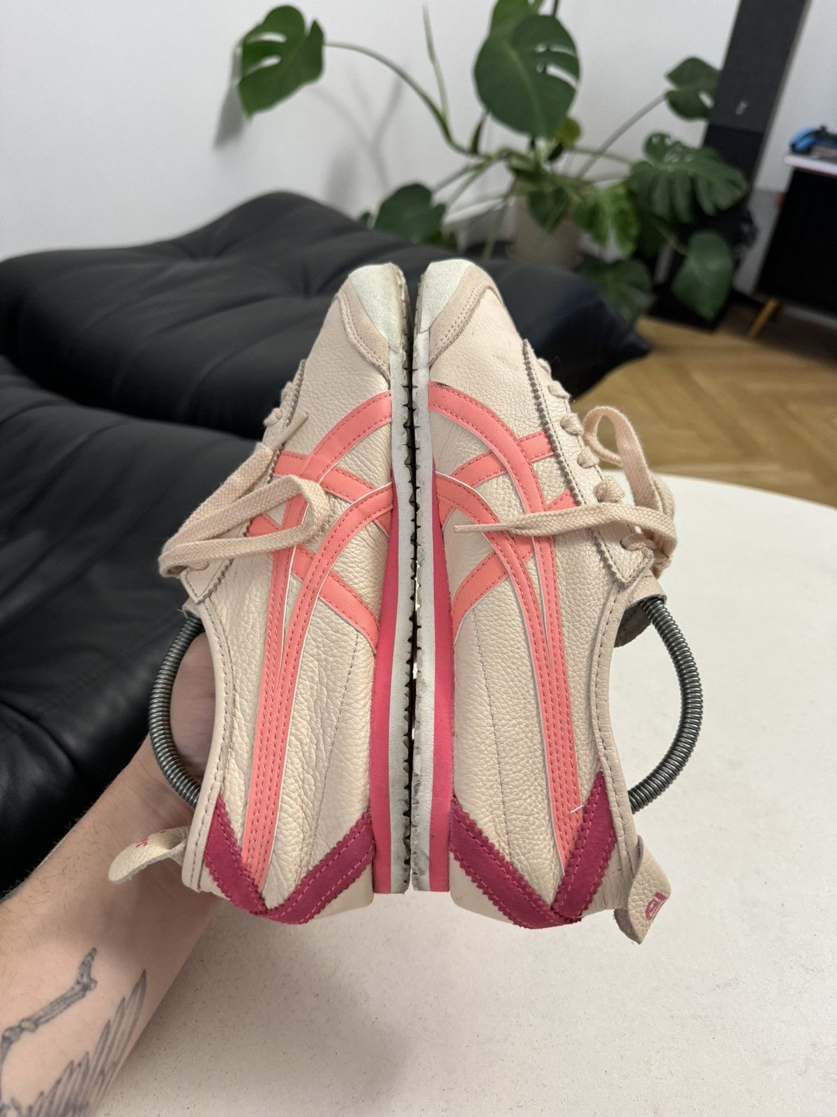 Onitsuka Tiger Asics Onitsuka Tiger OG Sneakers Leather Beige Vintage Y2k Size US 8 / IT 38 - 4 Thumbnail
