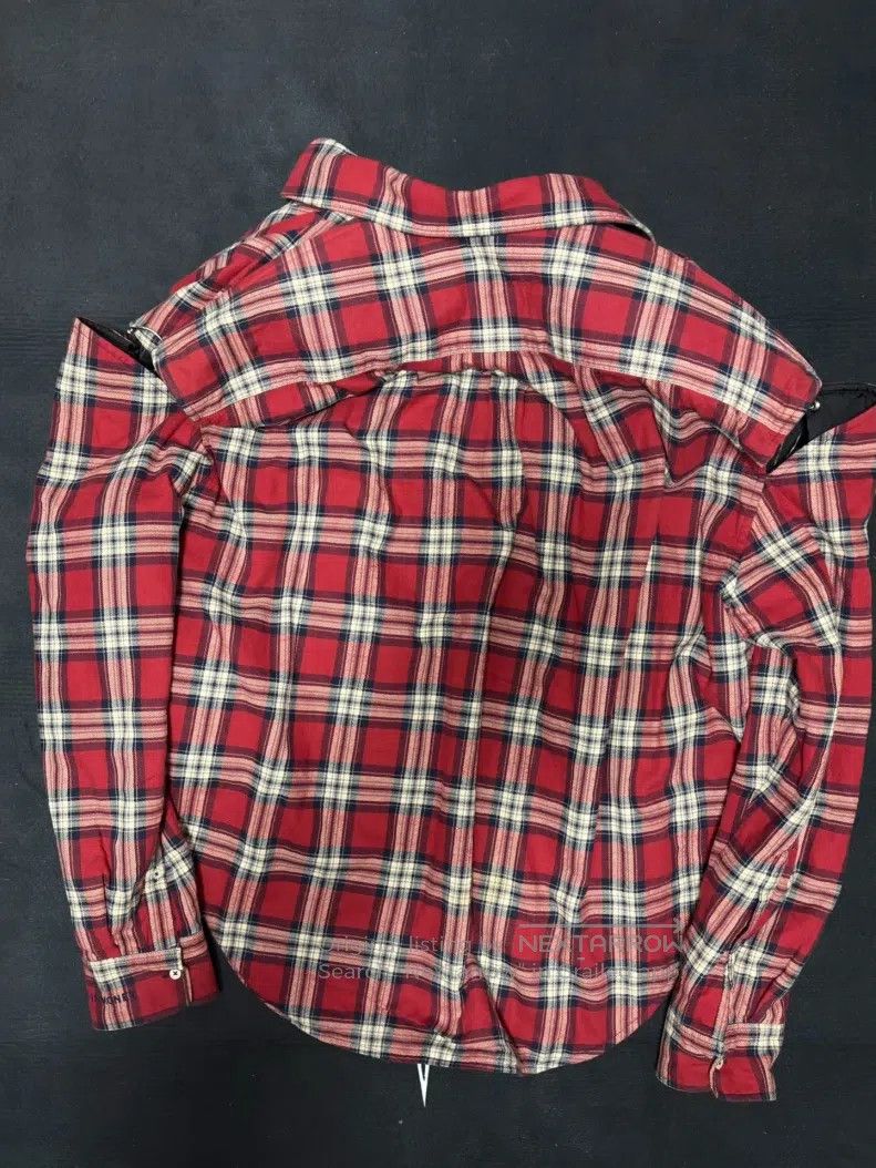 Vetements VETEMENTS Ring Shoulder Flannel Cotton Coat Size US S / EU 44-46 / 1 - 8 Thumbnail