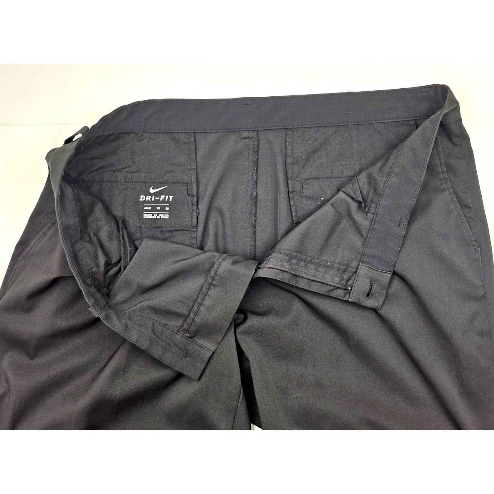 Nike Nike Golf Dri-FIT Tech Flat Front Straight Leg Pants Men 41x30 Black Performance Pants Size US 41 - 7 Thumbnail