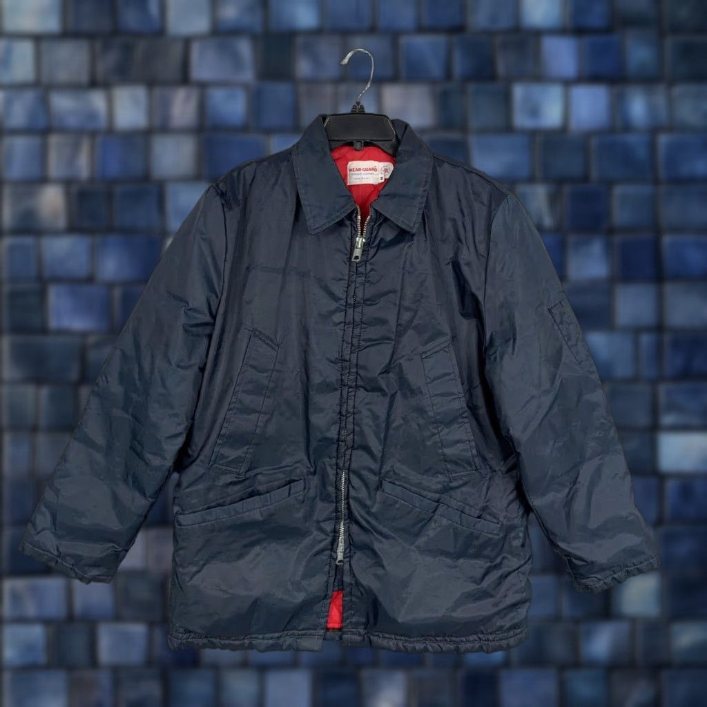 Vintage VINTAGE Wear-Guard Jacket Mens Medium Blue Quilted Lined Work Coat 80s Size US M / EU 48-50 / 2 - 1 Thumbnail