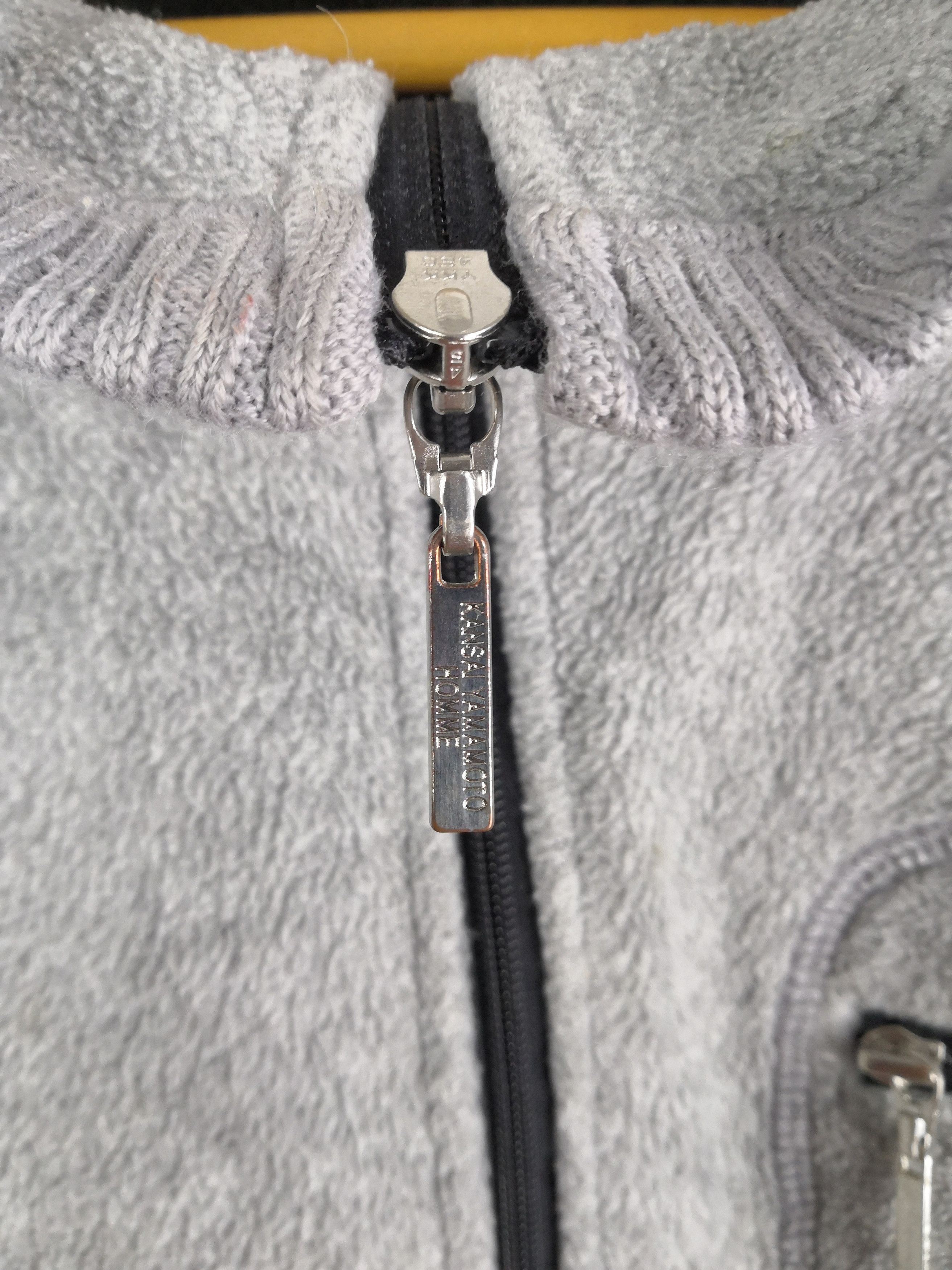 Kansai Yamamoto Vintage Kansai Yamamoto Homme Sweater Zipper Fleece Size US M / EU 48-50 / 2 - 6 Thumbnail