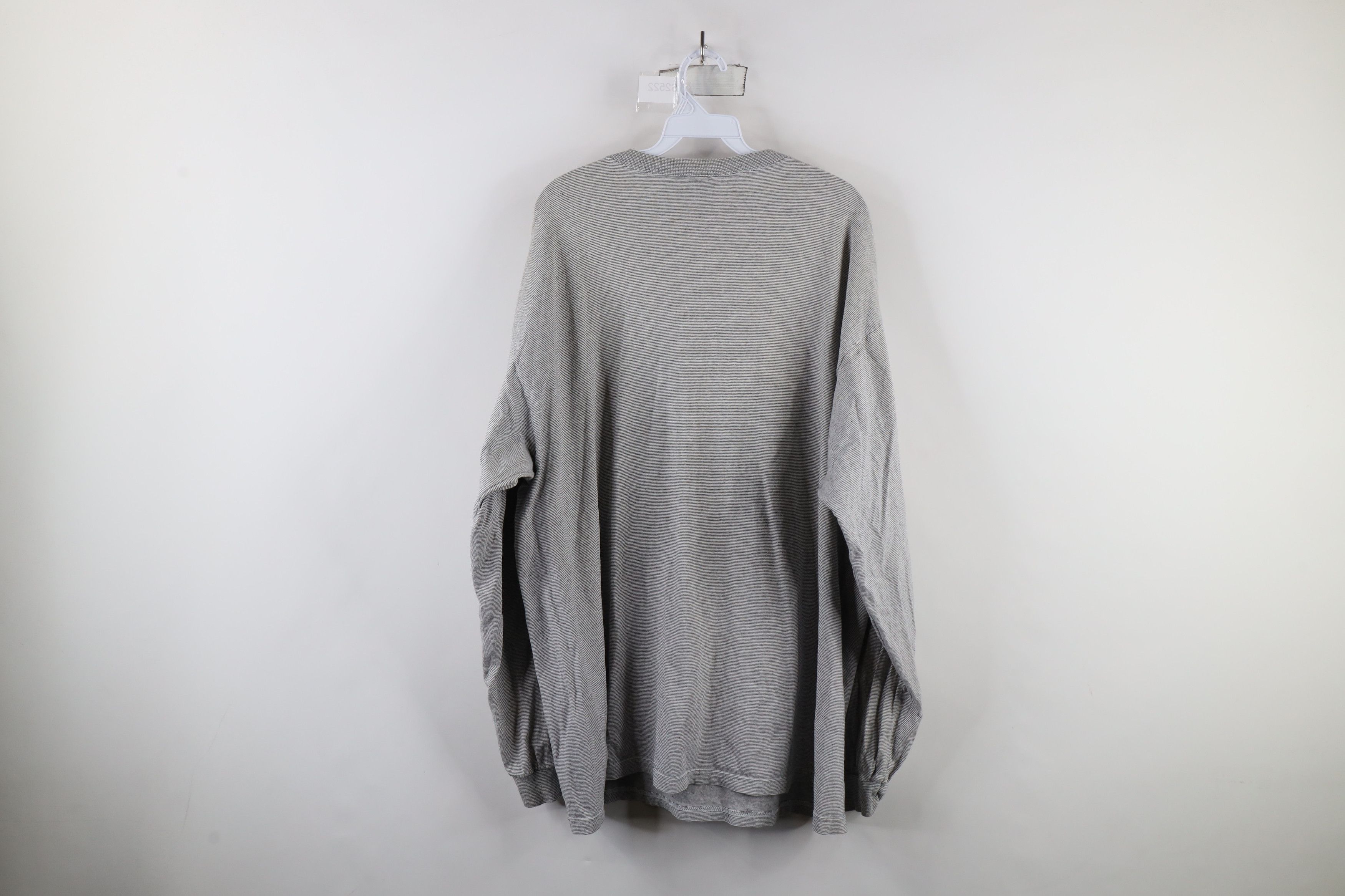 Vintage Vintage 90s Streetwear Striped Long Sleeve T-Shirt Cotton Size US XL / EU 56 / 4 - 10 Thumbnail