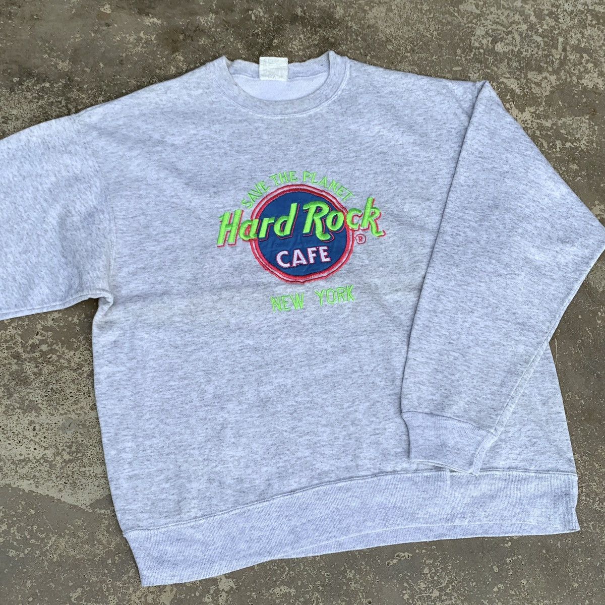Hard Rock Cafe × Vintage Vintage 90s Hard Rock Cafe NewYork Crewneck Embroidered Logo Size US M / EU 48-50 / 2 - 2 Thumbnail
