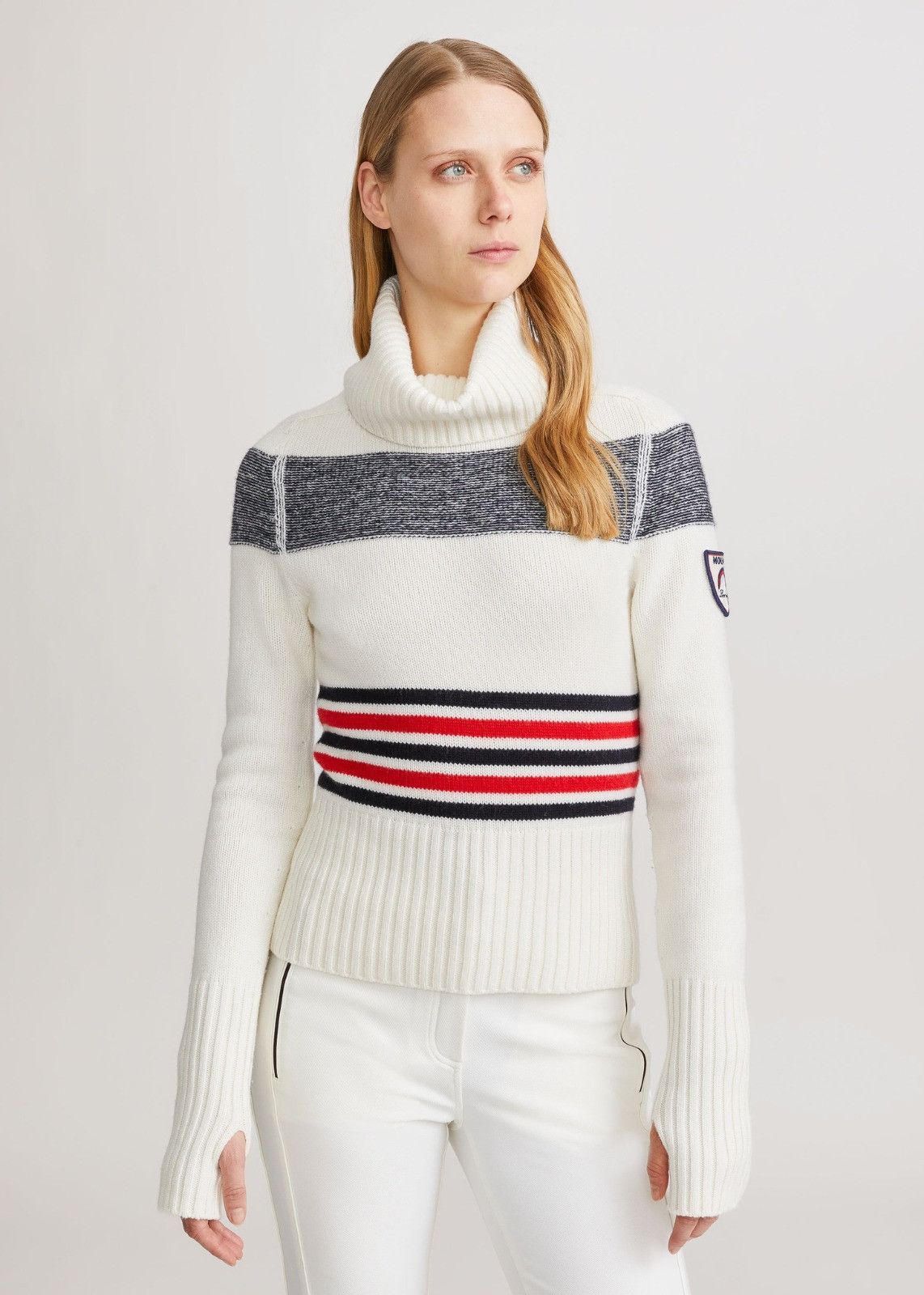 Loro Piana o1srvl11e0125 Courmayeur Turtleneck Sweater in Multicolor Size XS / US 0-2 / IT 36-38 - 5 Thumbnail