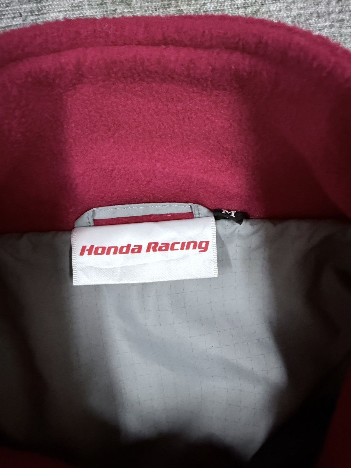 Honda Vtg🔥90’s Honda Racing Fleece Zipper Jacket Size US M / EU 48-50 / 2 - 18 Thumbnail