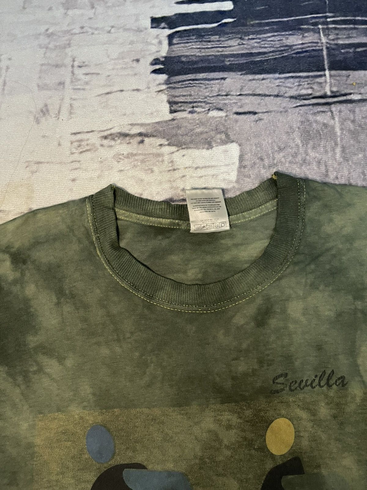 Paloma Picasso 90s PICASSO SEVILLA “BAILE ARTE MUSICA” DEPILANIS TIE DYE Size US M / EU 48-50 / 2 - 9 Thumbnail