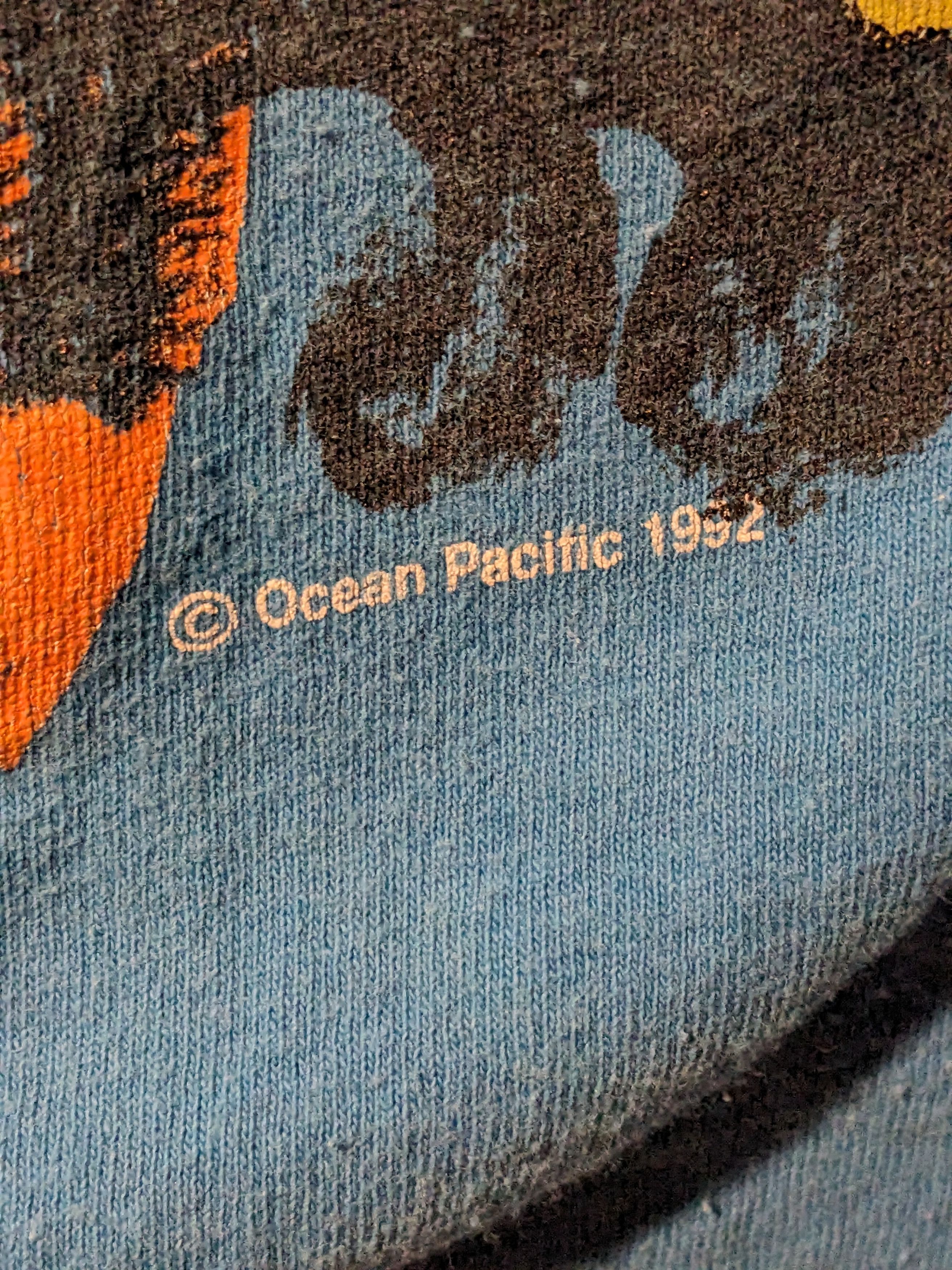 Ocean Pacific × Vintage Vintage 1992 Ocean Pacific Spell Out Logo Medium T-Shirt Size US M / EU 48-50 / 2 - 3 Thumbnail
