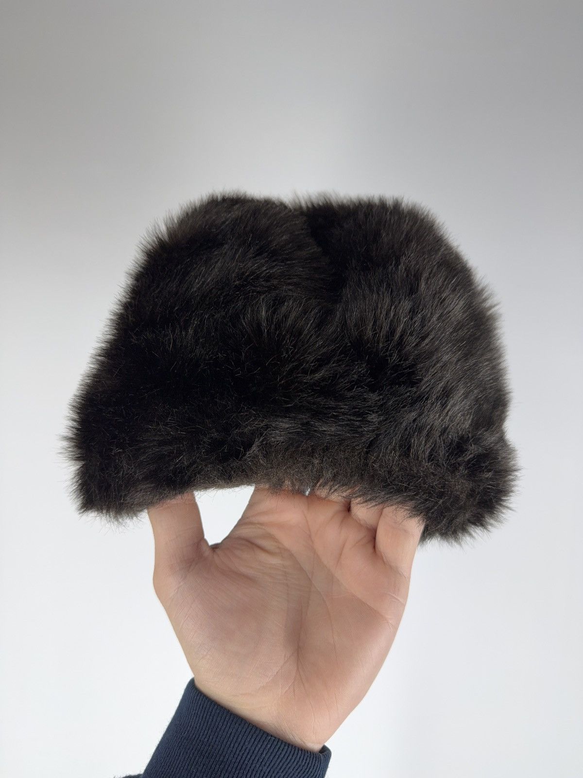 Japanese Brand × Vintage Y2K American Vintage Fur Fuzzy Hat Ushanka Beauty Beast Size ONE SIZE - 3 Thumbnail