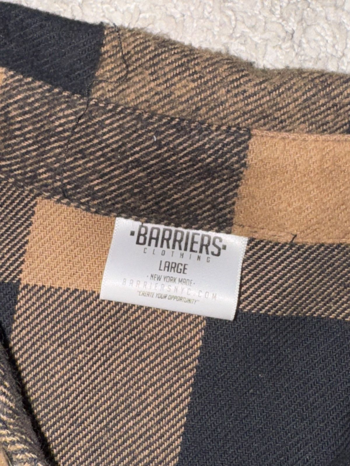 Barriers RARE 1st collection Barriers NY flannel Size US L / EU 52-54 / 3 - 6 Thumbnail