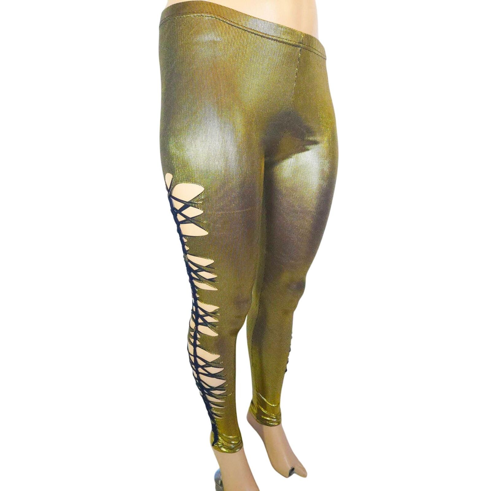 Other SolAura Designs - GOLDEN RADIANCE - 1XL/2XL - Leggings Size 38" / US 16 / IT 52 - 2 Thumbnail