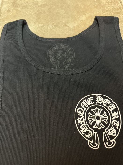 Chrome Hearts Horseshoe Tank Top Black