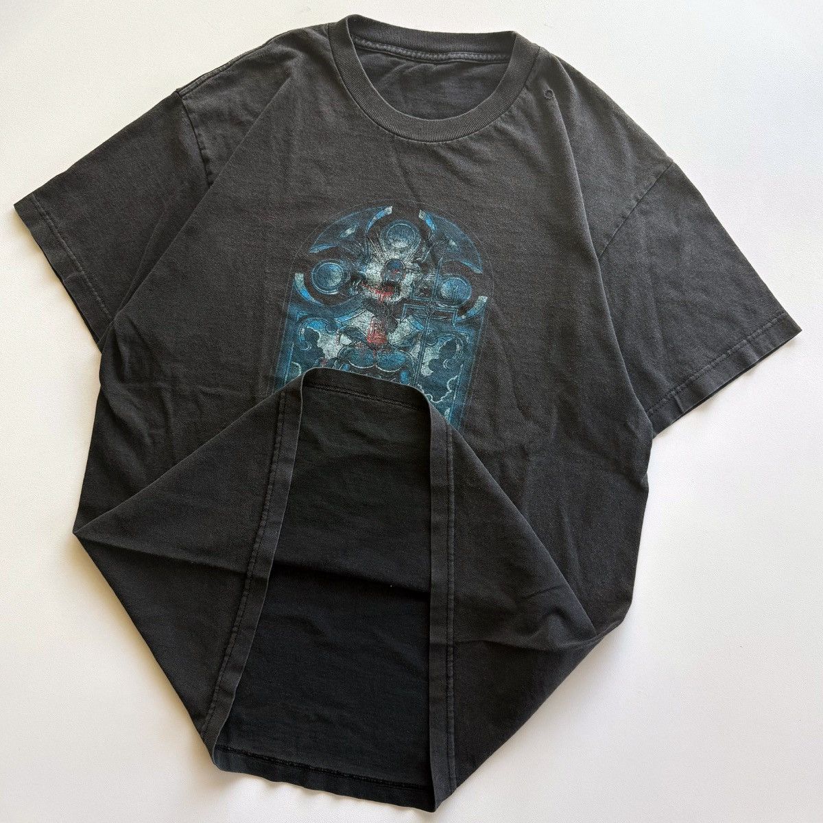 Vintage 2000s Y2K Malphas Black Metal Band Tee Size US L / EU 52-54 / 3 - 6 Thumbnail