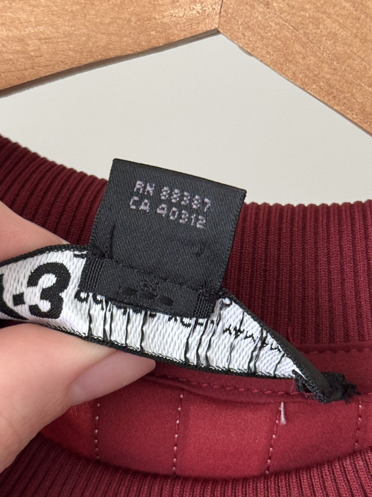Y-3 Y-3 adidas x Yohji Yamamoto burgundy tank top stripped back Size M / US 6-8 / IT 42-44 - 4 Thumbnail
