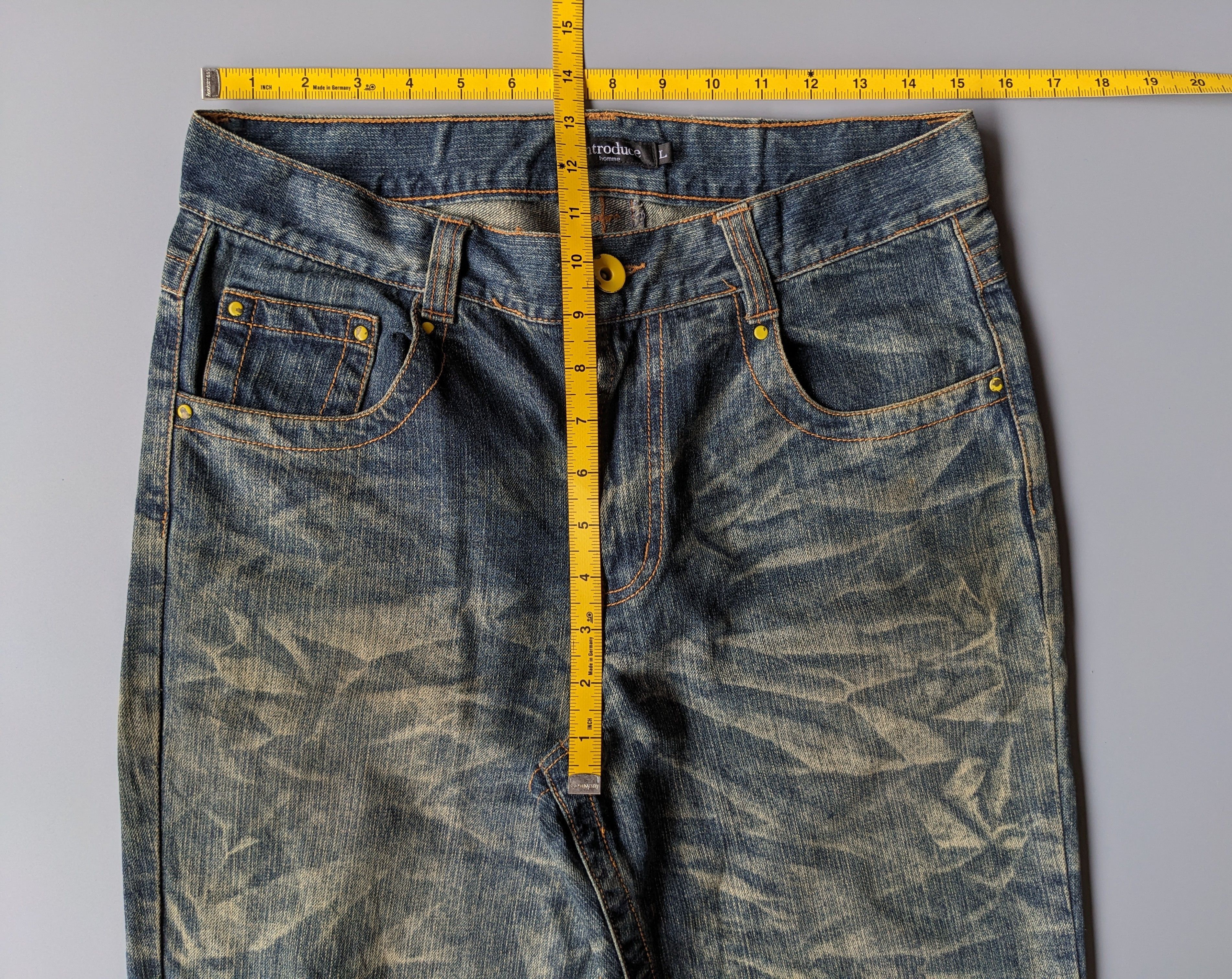 Japanese Brand Introduce Homme acidwash faded jeans Size US 31 - 7 Thumbnail