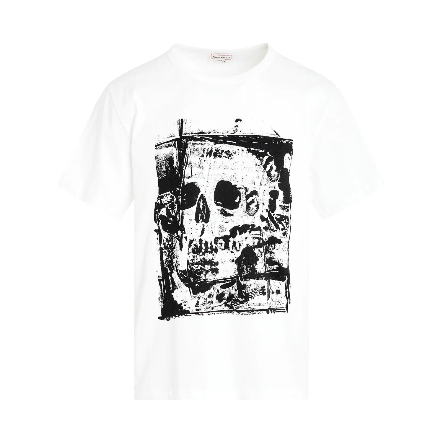 Alexander McQueen o1mris0824 T-Shirt in Black & White Size US L / EU 52-54 / 3 - 1 Thumbnail