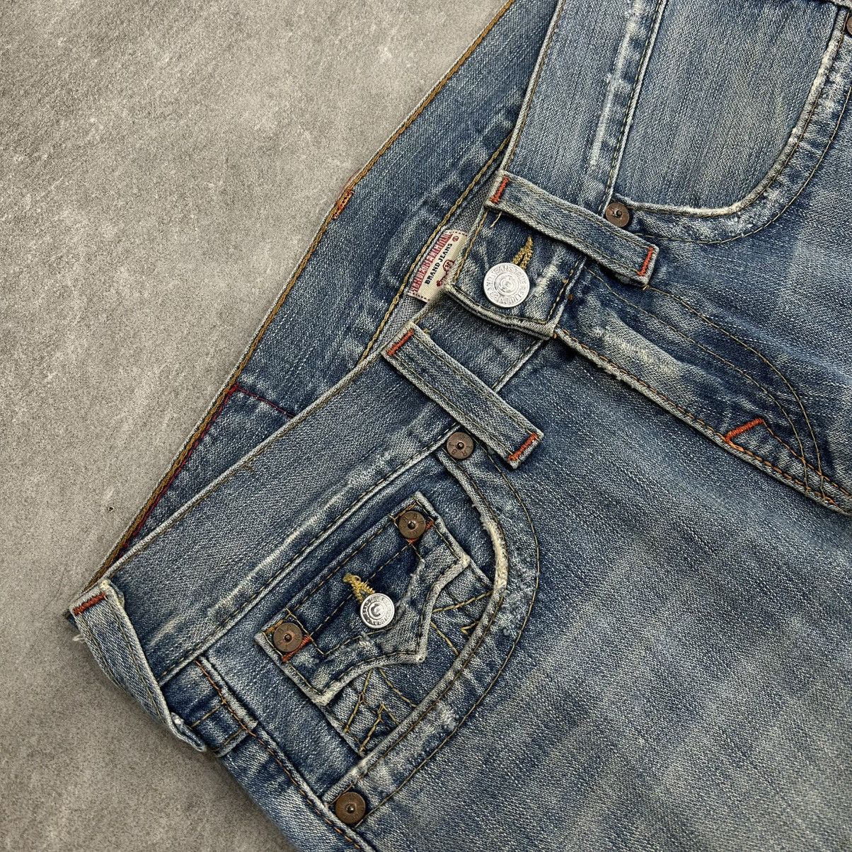 True Religion Vintage 90s True Religion Joey Flared Denim Size US 33 - 7 Thumbnail
