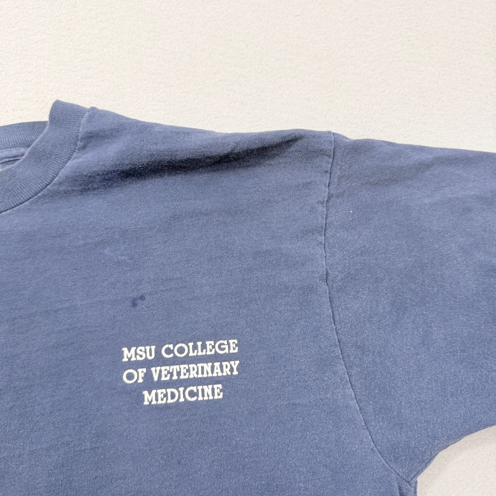 Vintage Vintage MSU College of Veterinary Medicine Shirt Large 90s Size US L / EU 52-54 / 3 - 4 Thumbnail