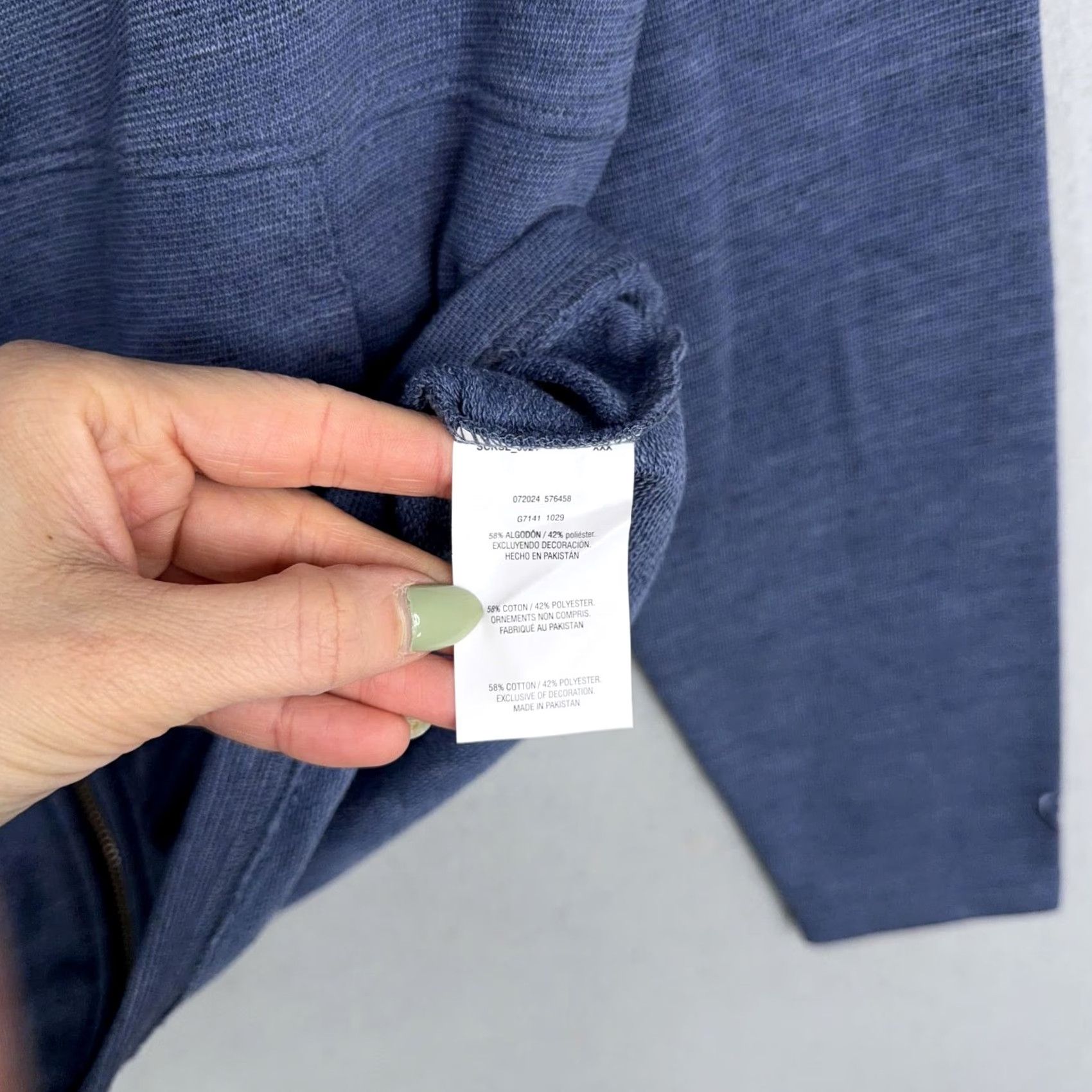 Vintage GEAR FOR SPORTS Jacket Womens Medium Blue Knit Full Zip Mock Neck Bahamas Travel Size M / US 6-8 / IT 42-44 - 5 Thumbnail
