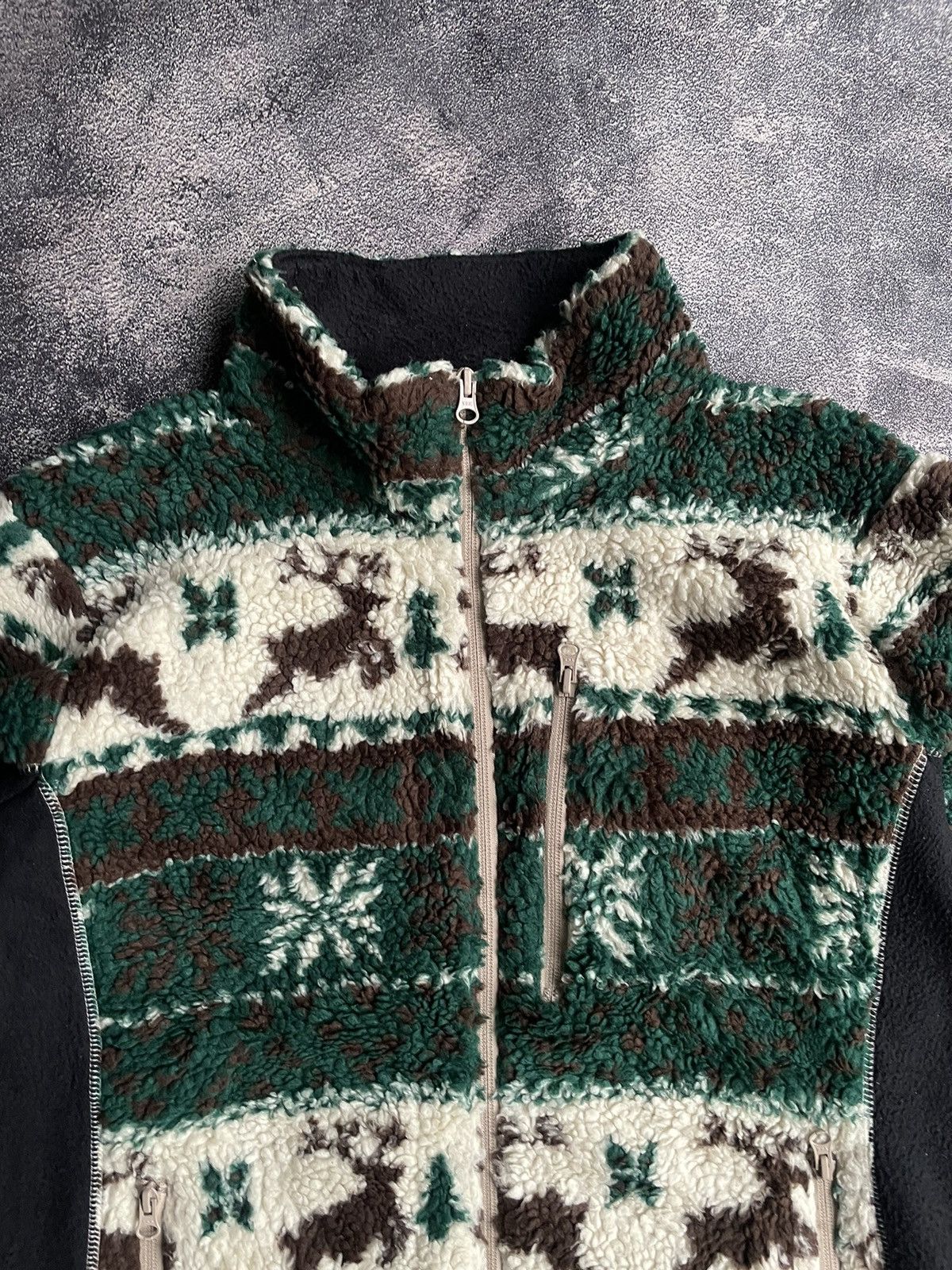 Manastash Manastash Fleece Jacket Pattern Deer Size US M / EU 48-50 / 2 - 3 Thumbnail