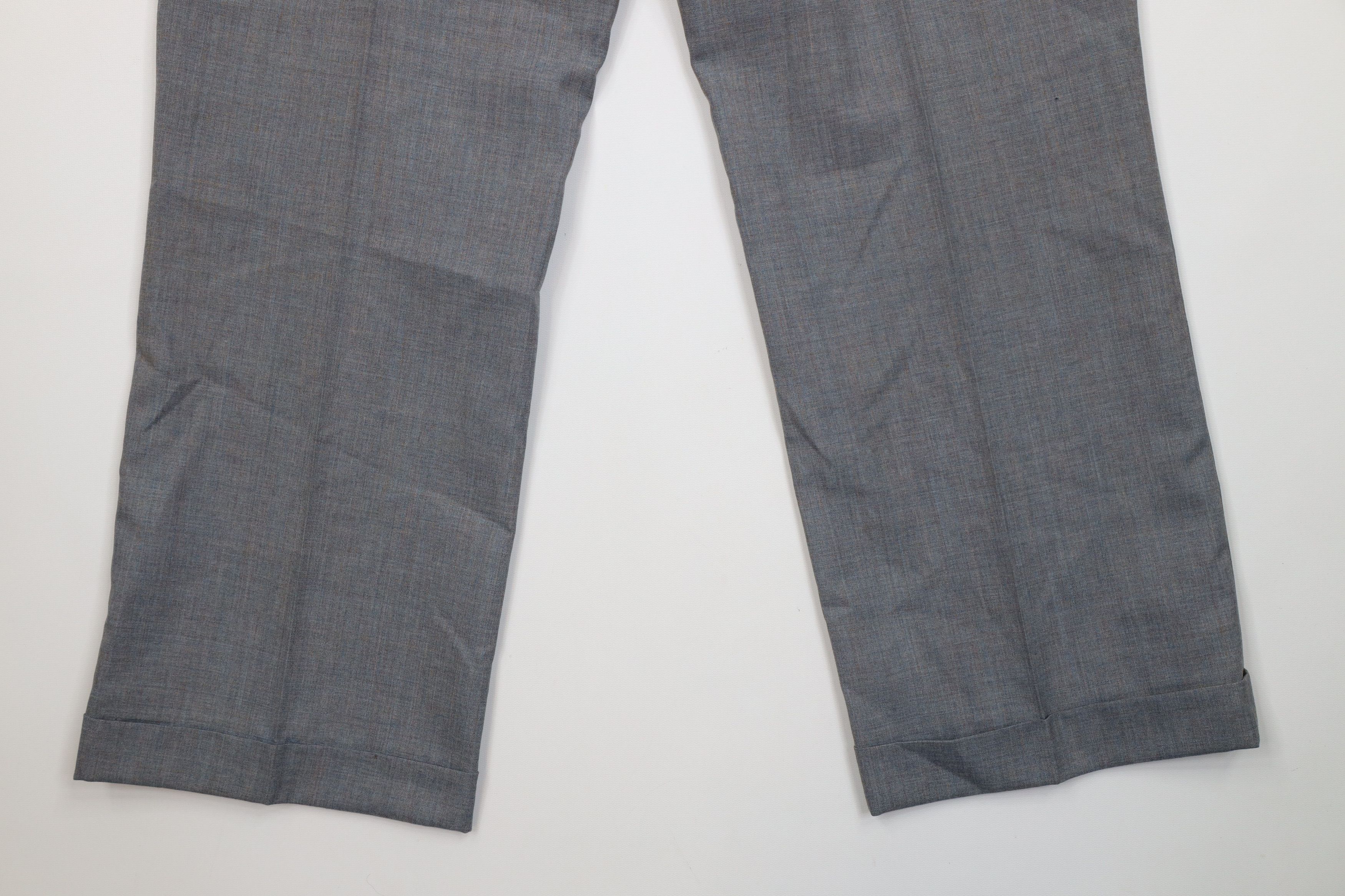 Vintage Vintage 70s Streetwear Wool Blend Wide Leg Chino Pants USA Size US 38 / EU 54 - 12 Thumbnail