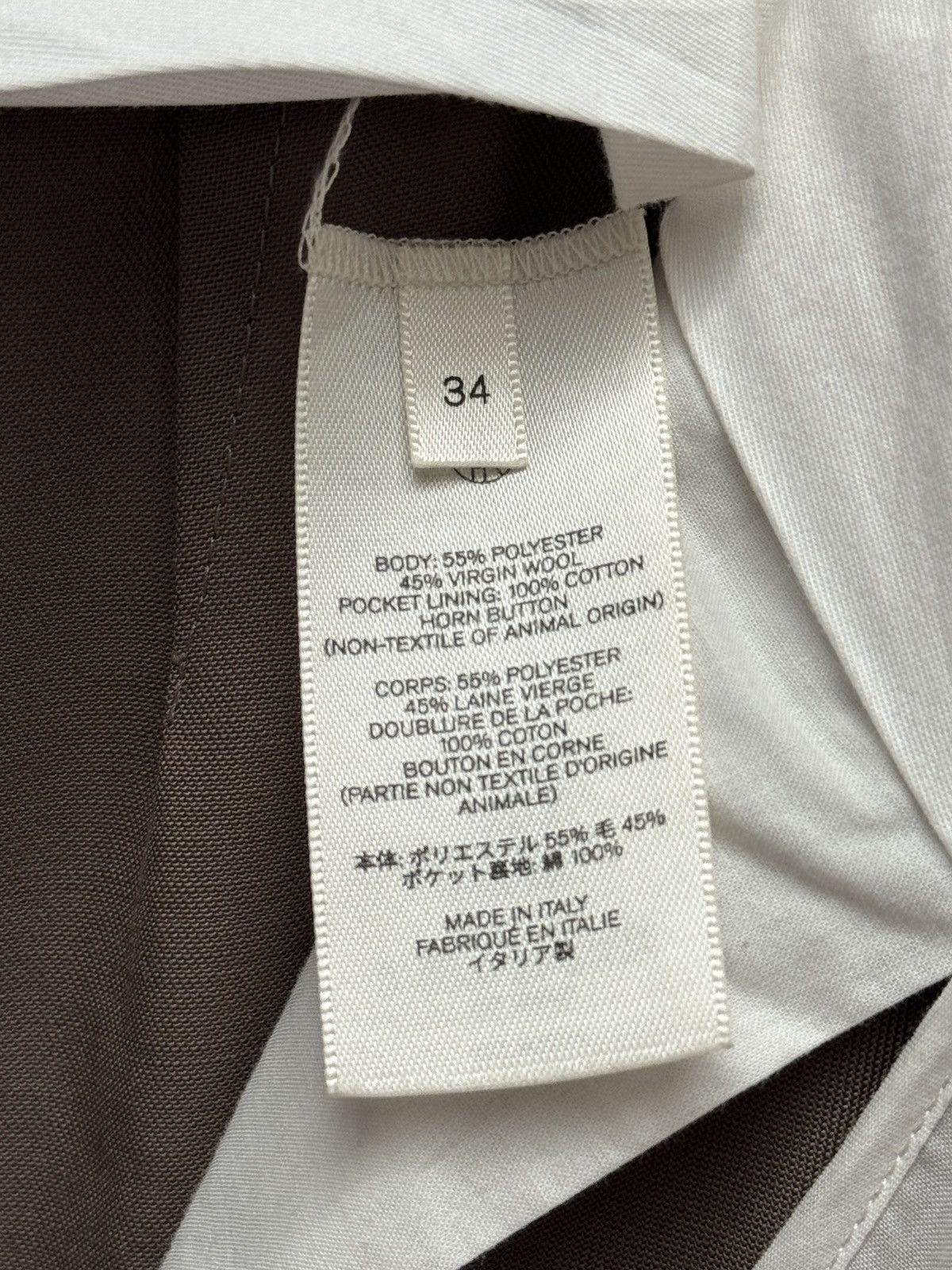 The Row The Row Mens Rufus Trousers size US 34 in Brown Size US 34 / EU 50 - 11 Thumbnail