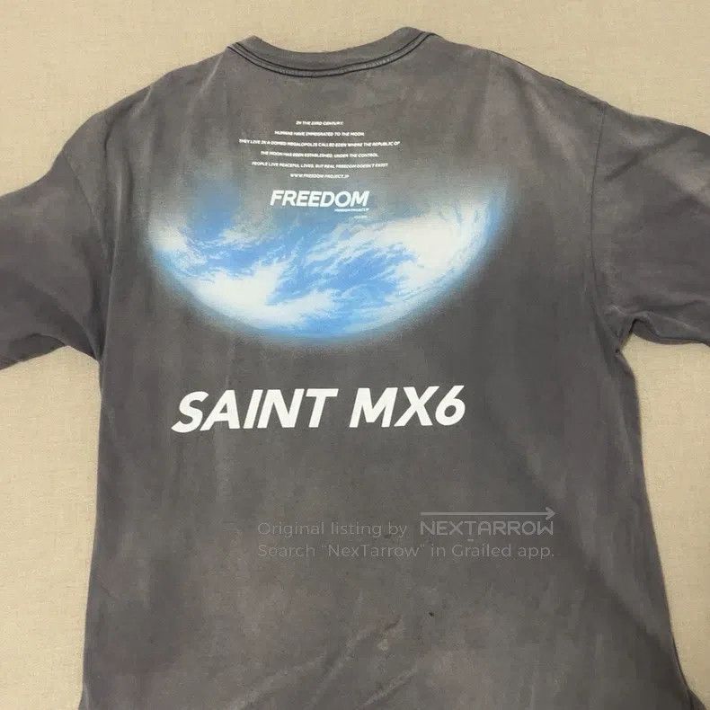 Saint Michael Saint Michael Co-branded retro distressed T-shirt Size US XL / EU 56 / 4 - 5 Thumbnail