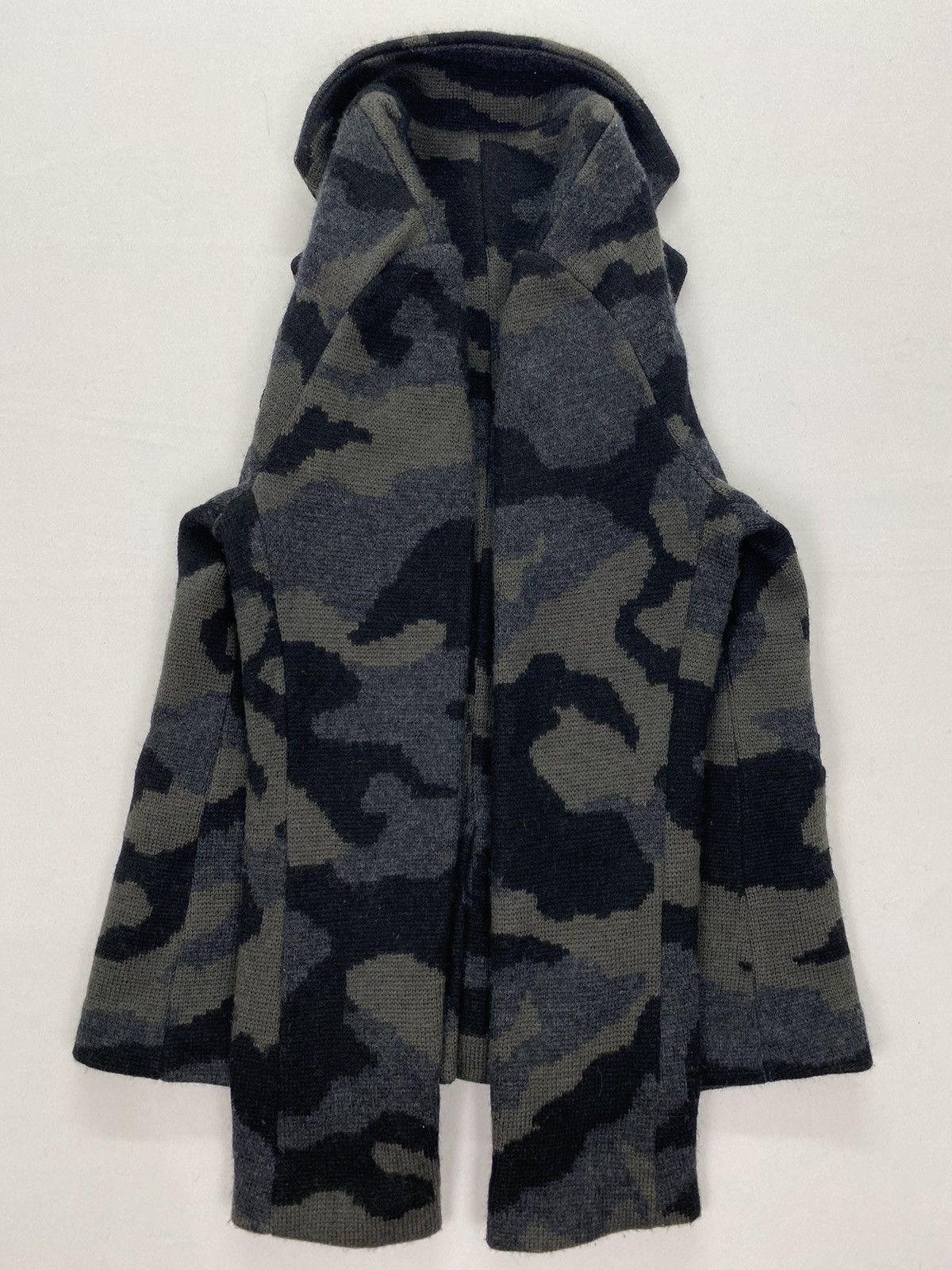 Japanese Brand 03 by Knitt03 14AW Camo Wool Jacket Size US XS / EU 42 / 0 - 6 Thumbnail
