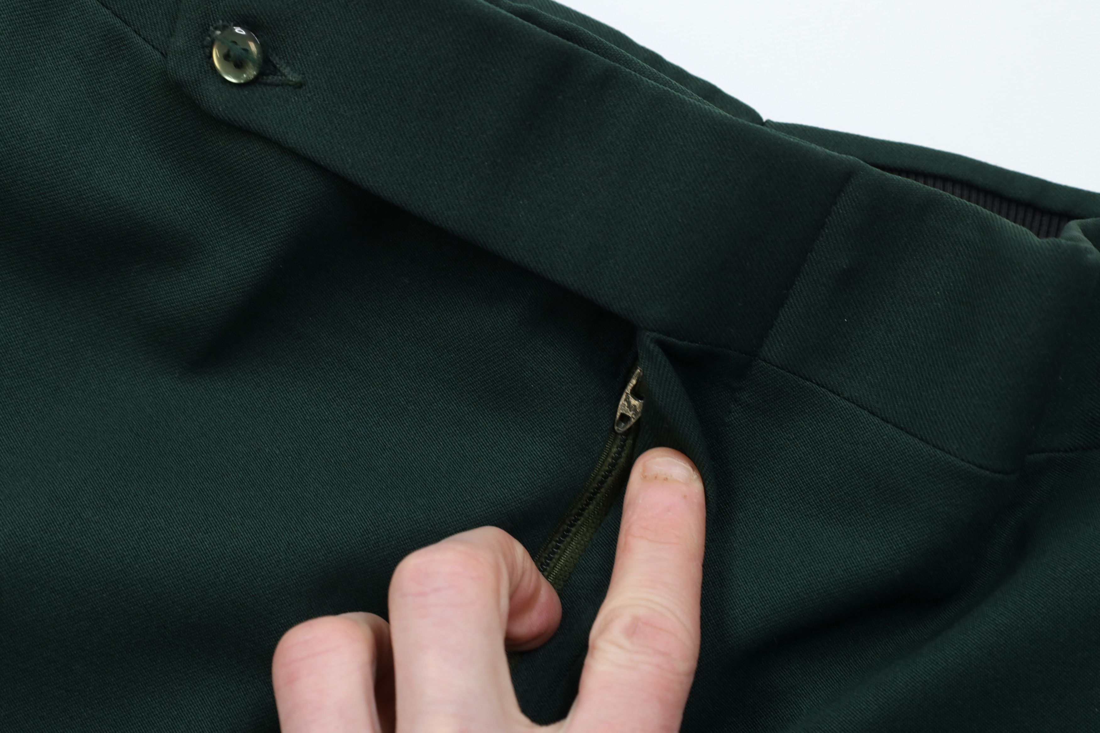 Vintage Vintage 70s Streetwear Bell Bottoms Chino Pants Green USA Size US 34 / EU 50 - 7 Thumbnail