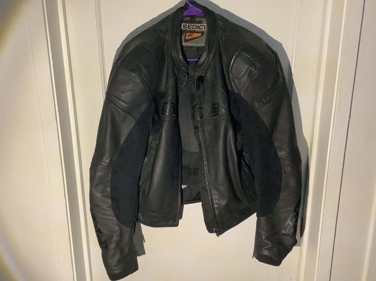 Vintage Sedici Leather Biker Jacket Size US M / EU 48-50 / 2 - 3 Thumbnail