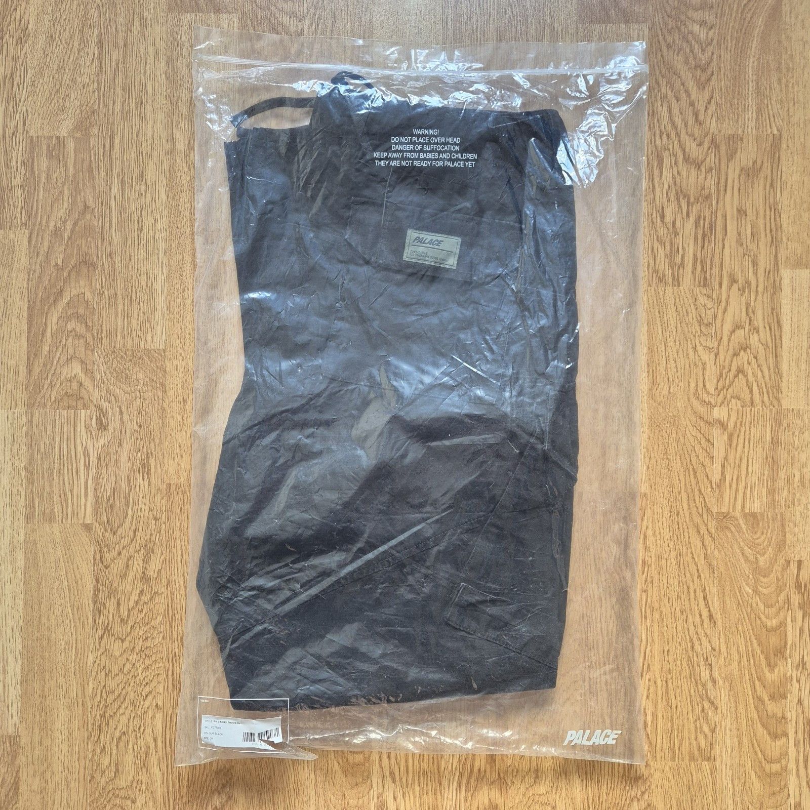 Palace Palace RN Cargo Trouser Black 34 Brand New With Tags FW24 Size US 34 / EU 50 - 8 Thumbnail