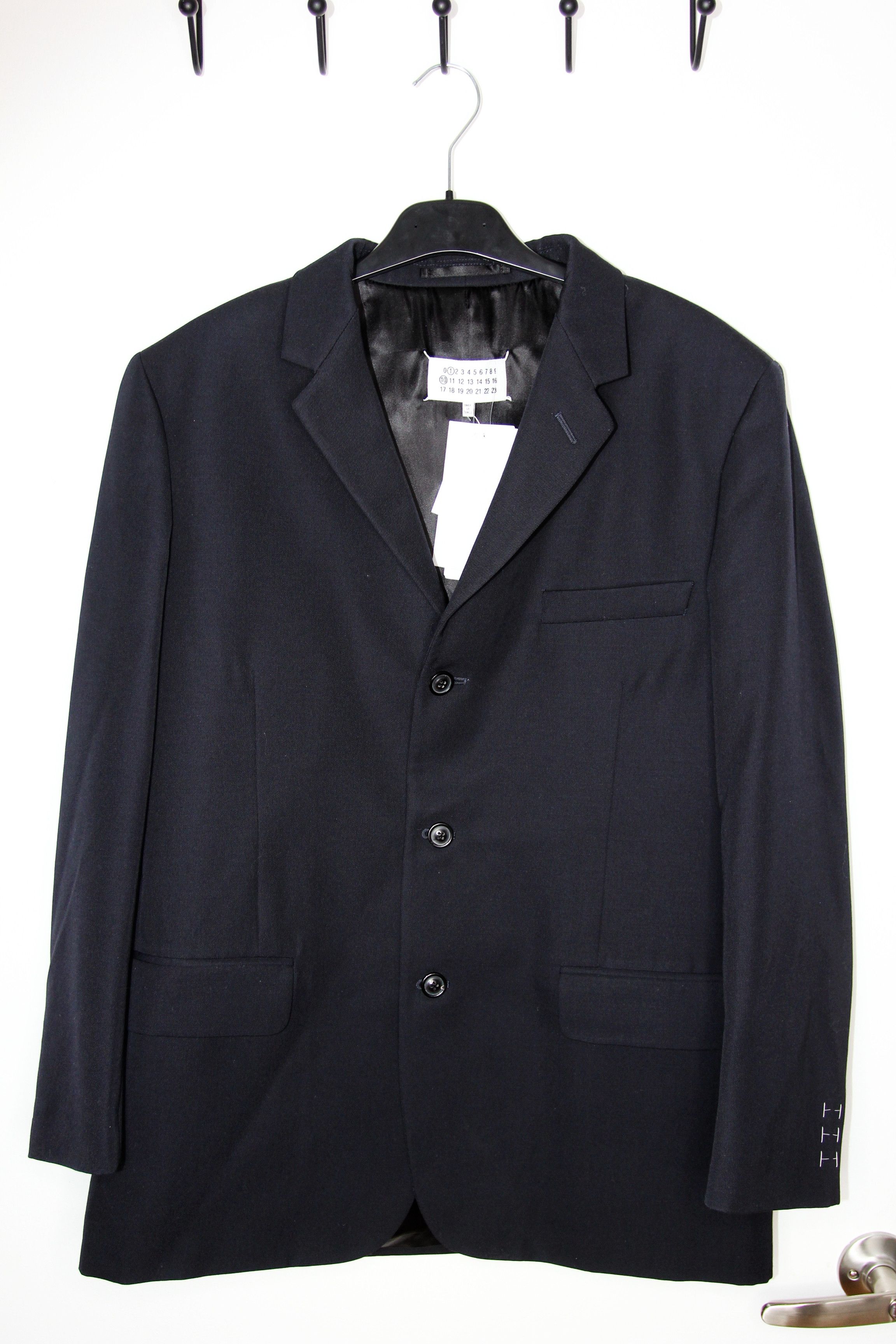 Maison Margiela BNWT AW24 MAISON MARGIELA PURE WOOL BLAZER JACKET 50 Size US M / EU 48-50 / 2 - 2 Thumbnail