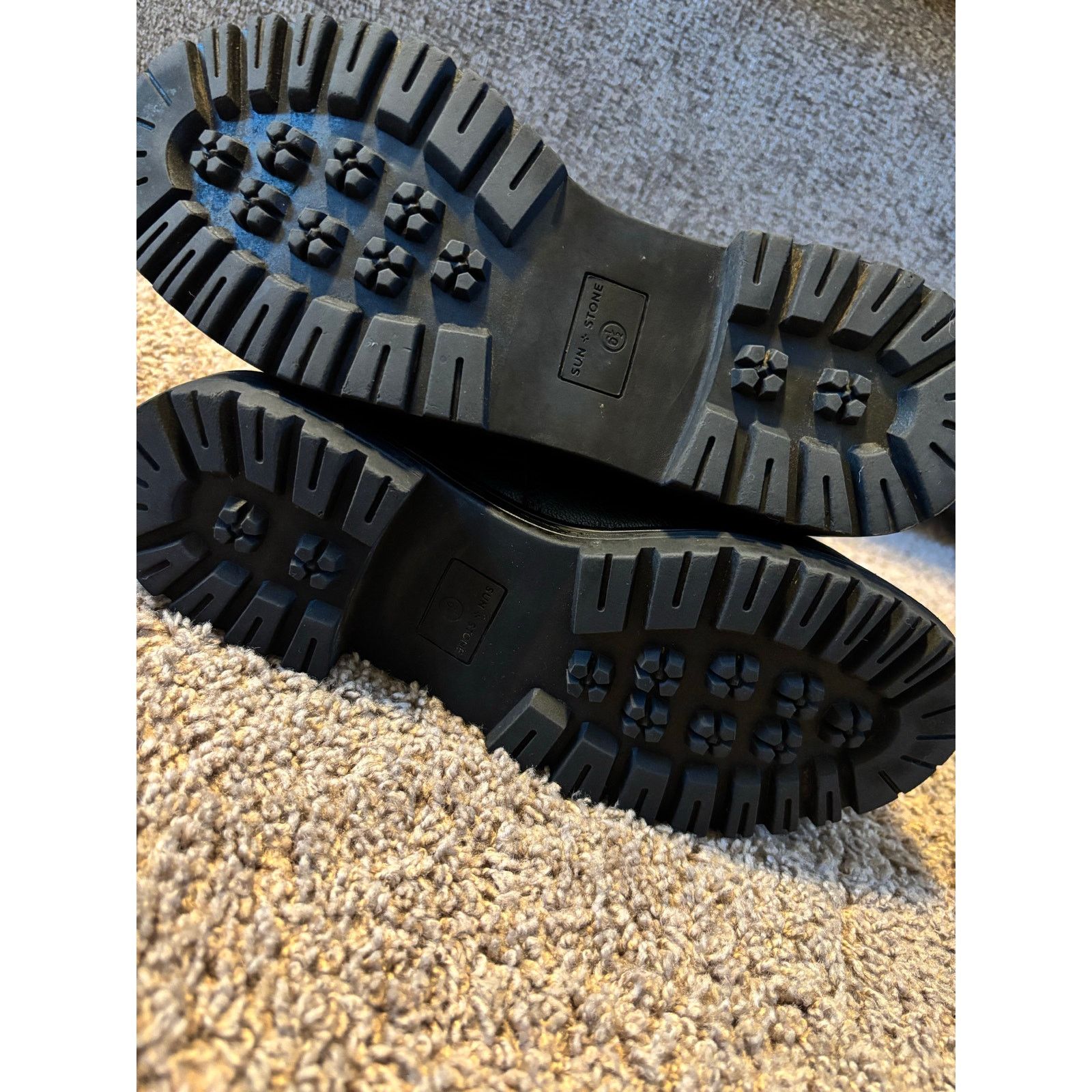 The Unbranded Brand Sun + Stone Weather Combat Boots Size 6.5 Size US 6.5 / IT 36.5 - 8 Thumbnail