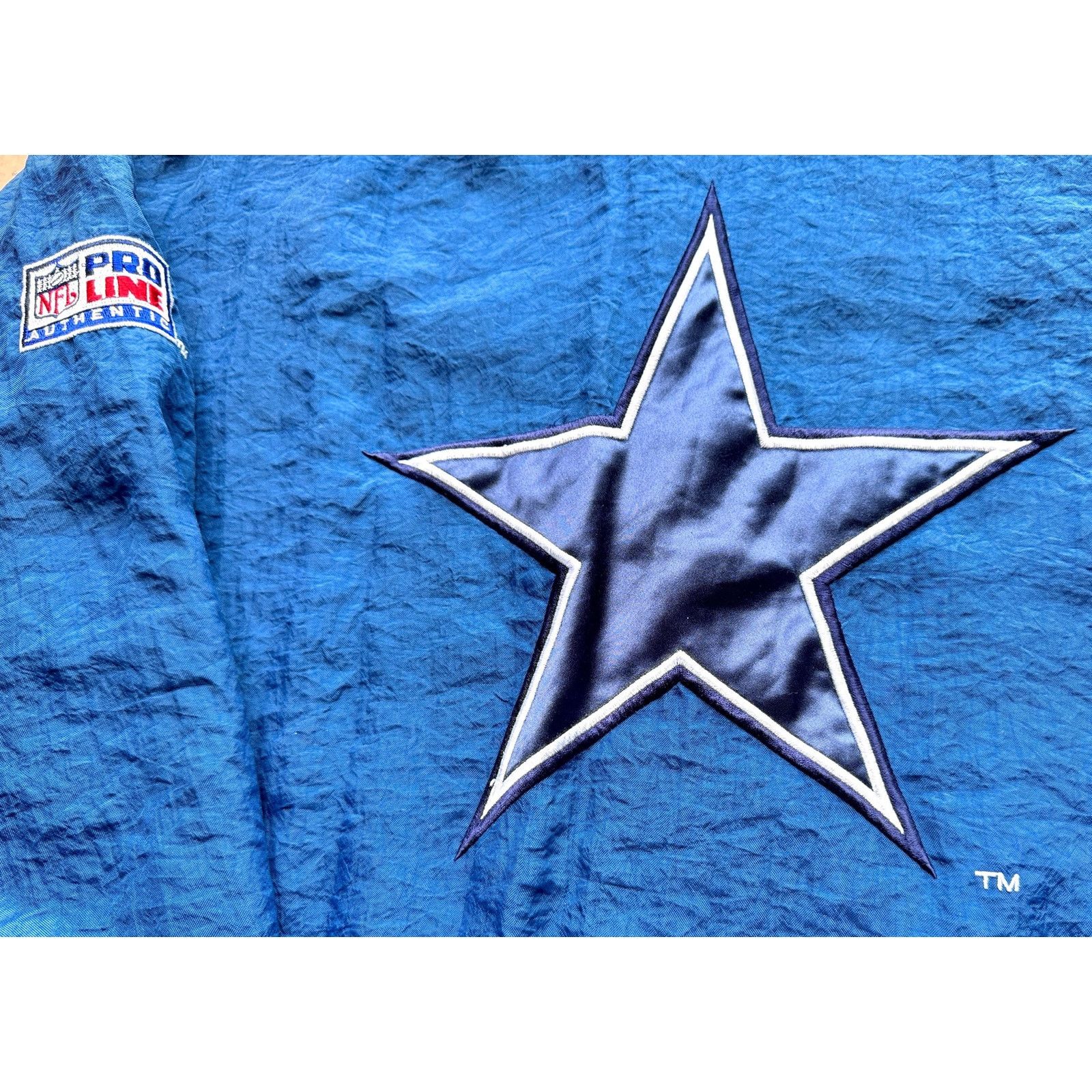 NFL × Starter Dallas Cowboys 90s STARTER jacket zip M blue NFL Pro vintage Size US M / EU 48-50 / 2 - 3 Thumbnail