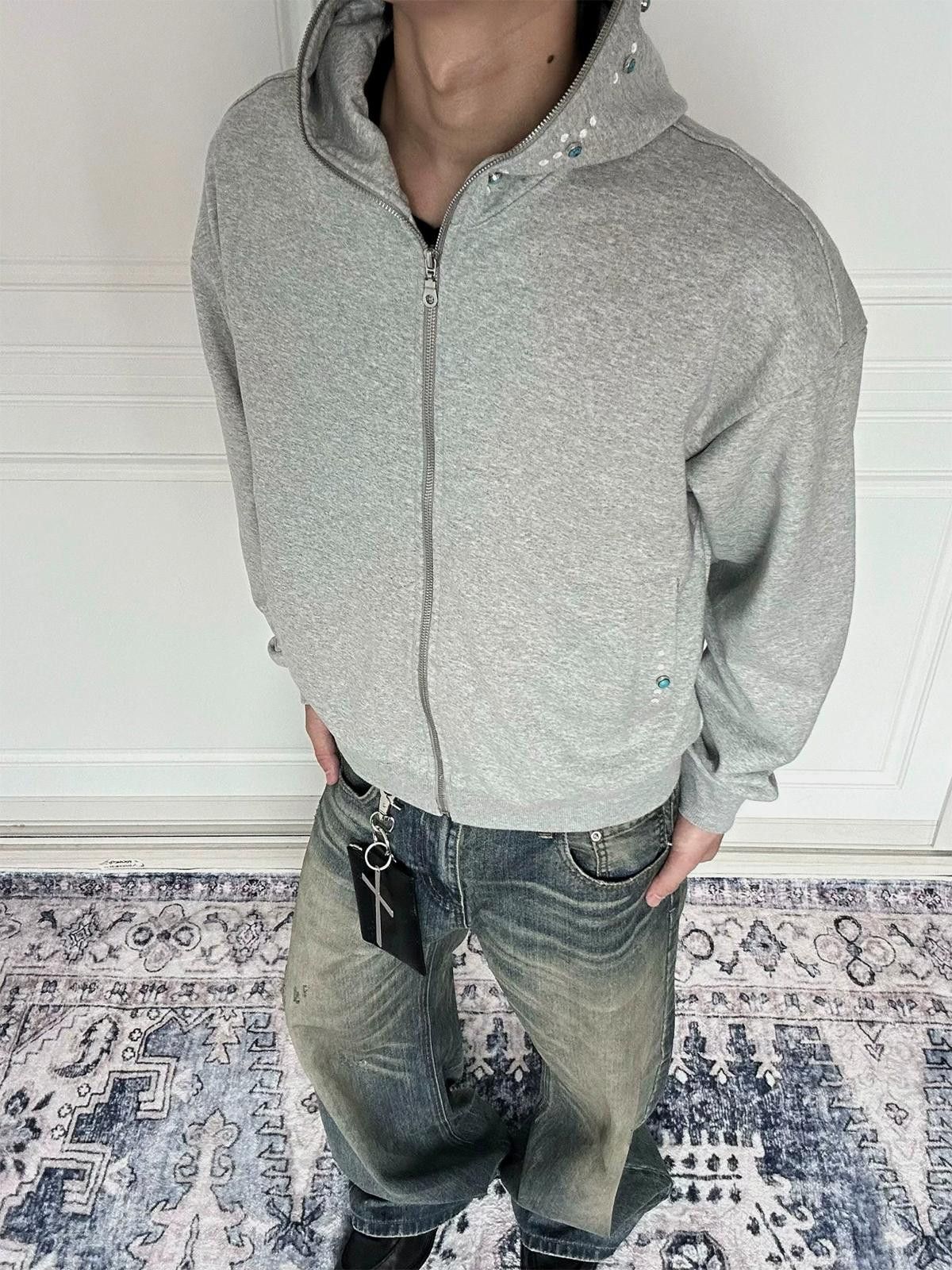 Other Boxy Sapphire Hooded Zip Hoodie Size US L / EU 52-54 / 3 - 5 Thumbnail