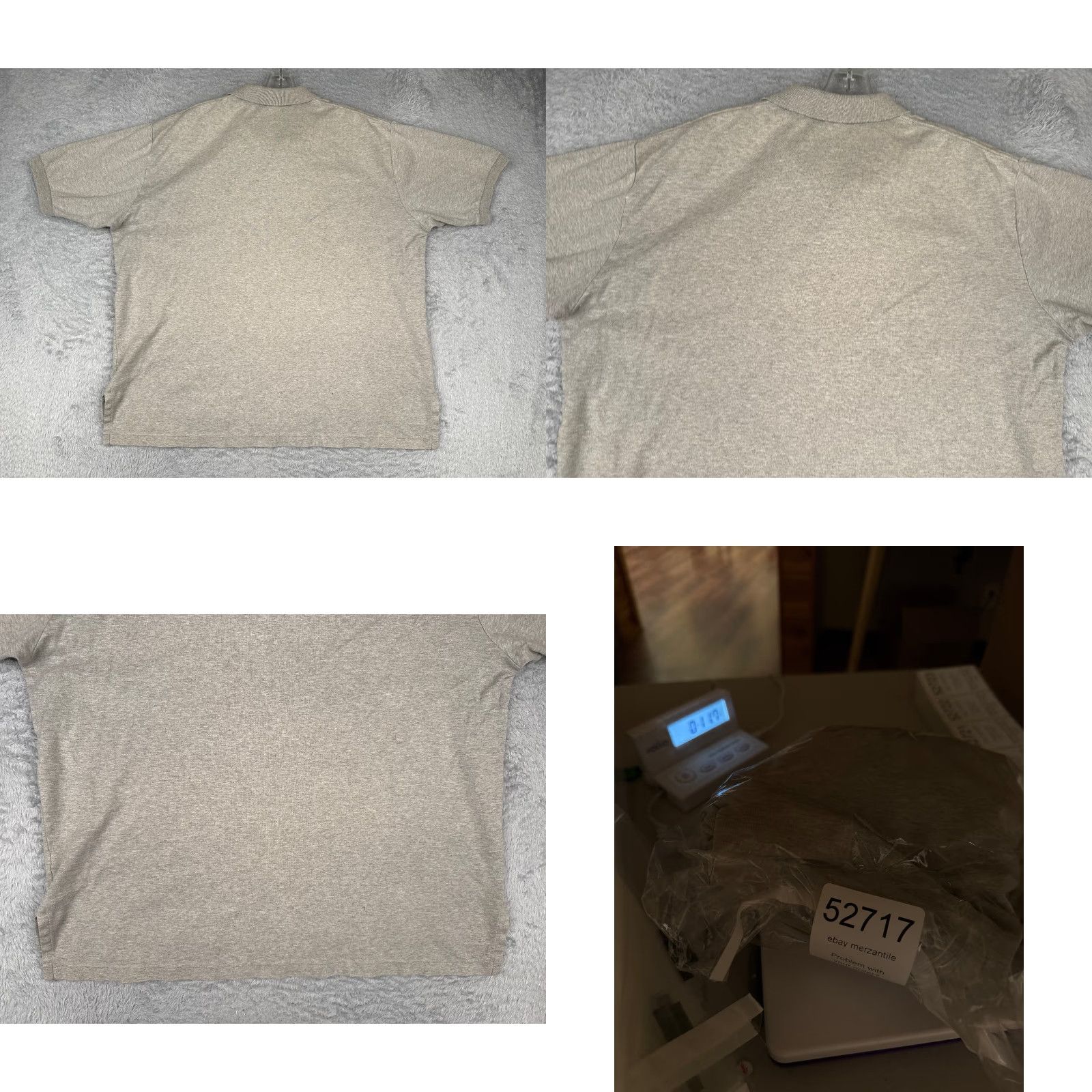 Ralph Lauren VINTAGE Ralph Lauren Polo Shirt Men XL Gray 100% Cotton Golf Polo Shirt Read Size US XL / EU 56 / 4 - 9 Thumbnail