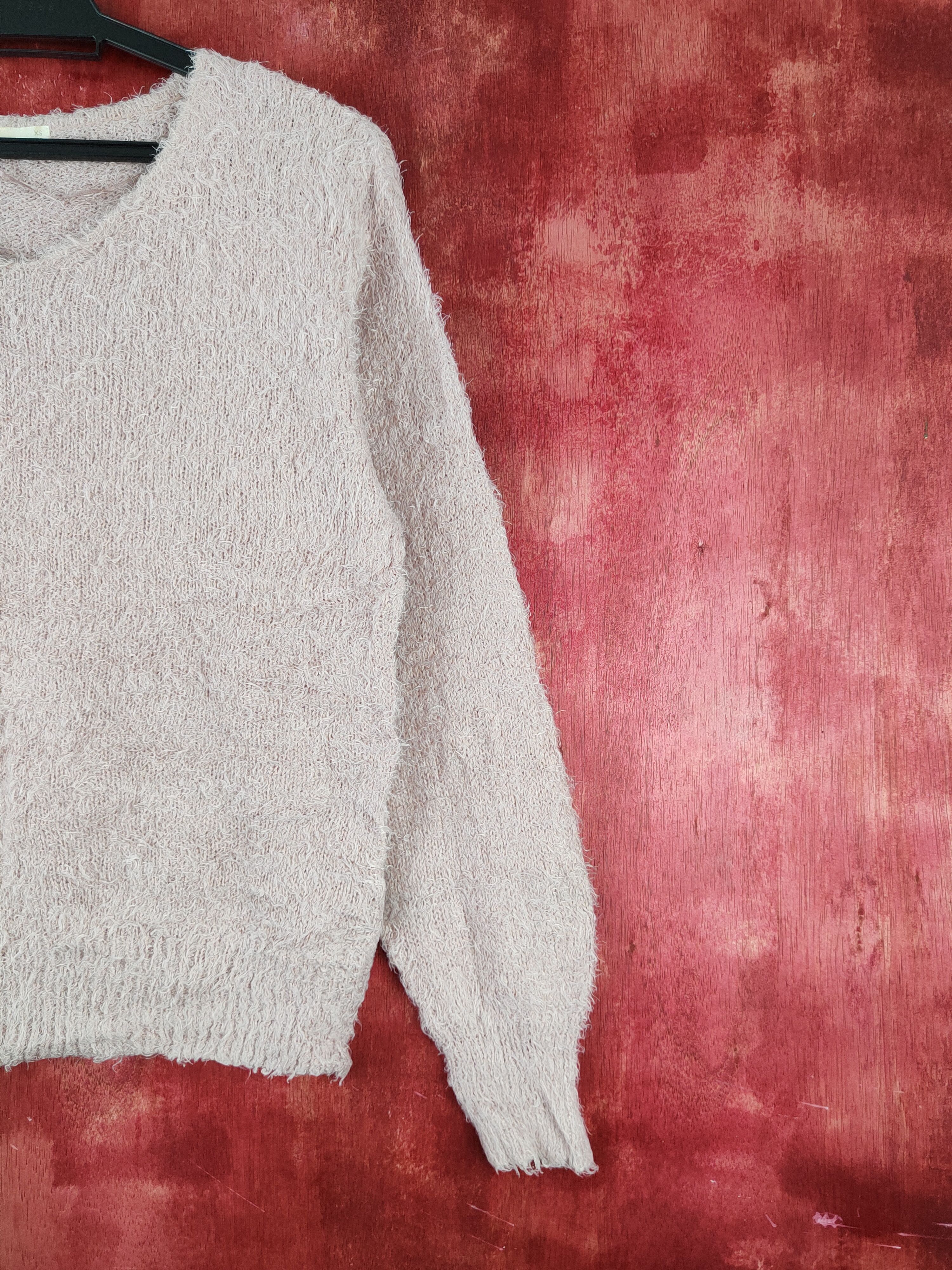 GU × Vintage GU Pink Fur Mohair Knitwear Vintage item Size XS / US 0-2 / IT 36-38 - 5 Thumbnail
