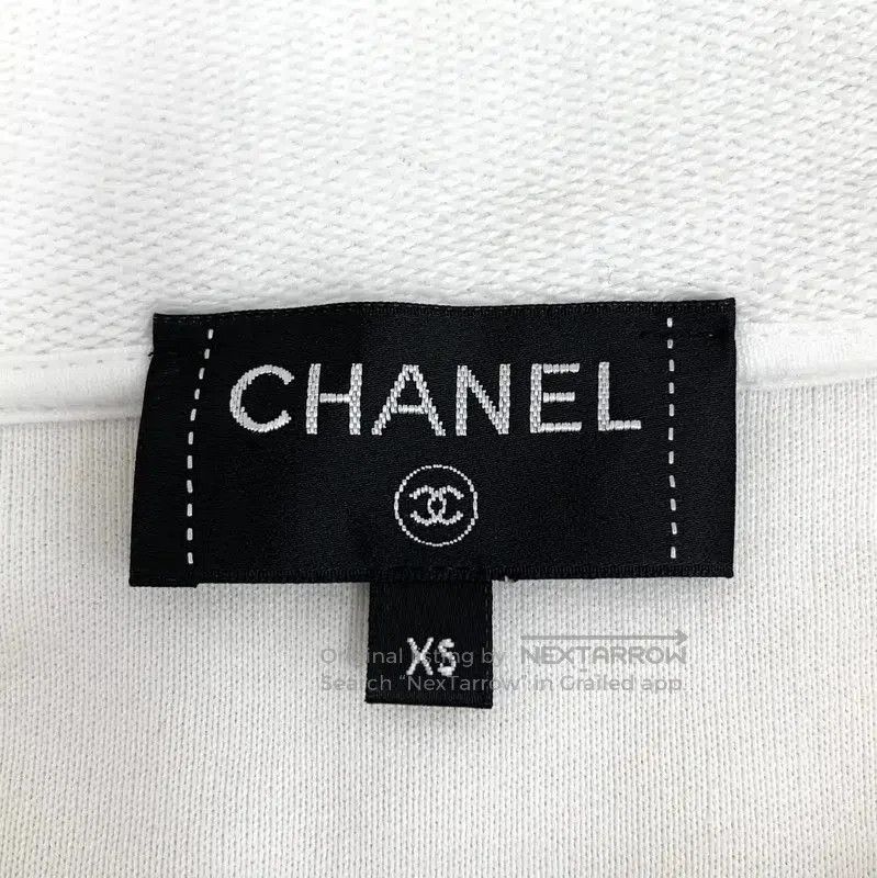 Chanel Chanel White Cotton Women's Hoodie . Size XS / US 0-2 / IT 36-38 - 5 Thumbnail