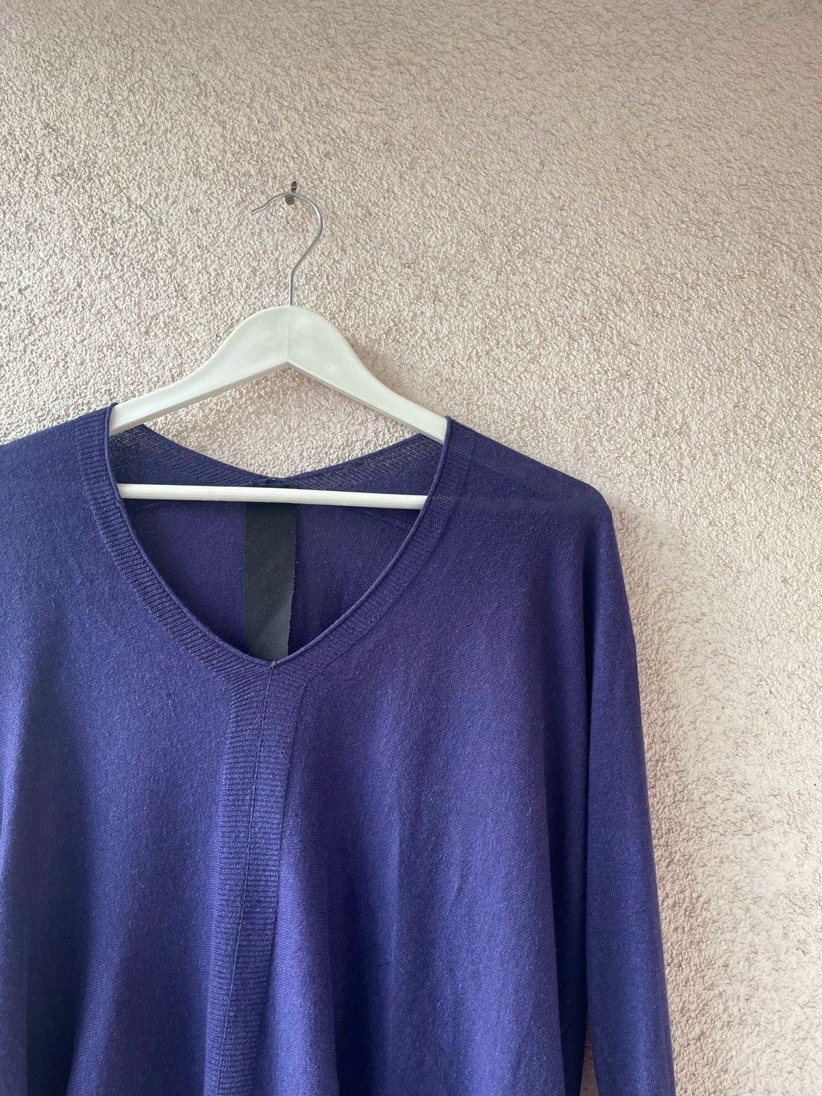 Rundholz Rundholz Women’s Knitted Sweater Jumper V Neck Purple Size S Size S / US 4 / IT 40 - 2 Thumbnail