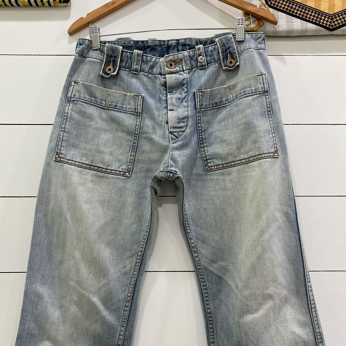 Diesel × If Six Was Nine × Le Grande Bleu (L.G.B.) Diesel Multipocket Bush Denim Jeans Size US 31 - 2 Thumbnail