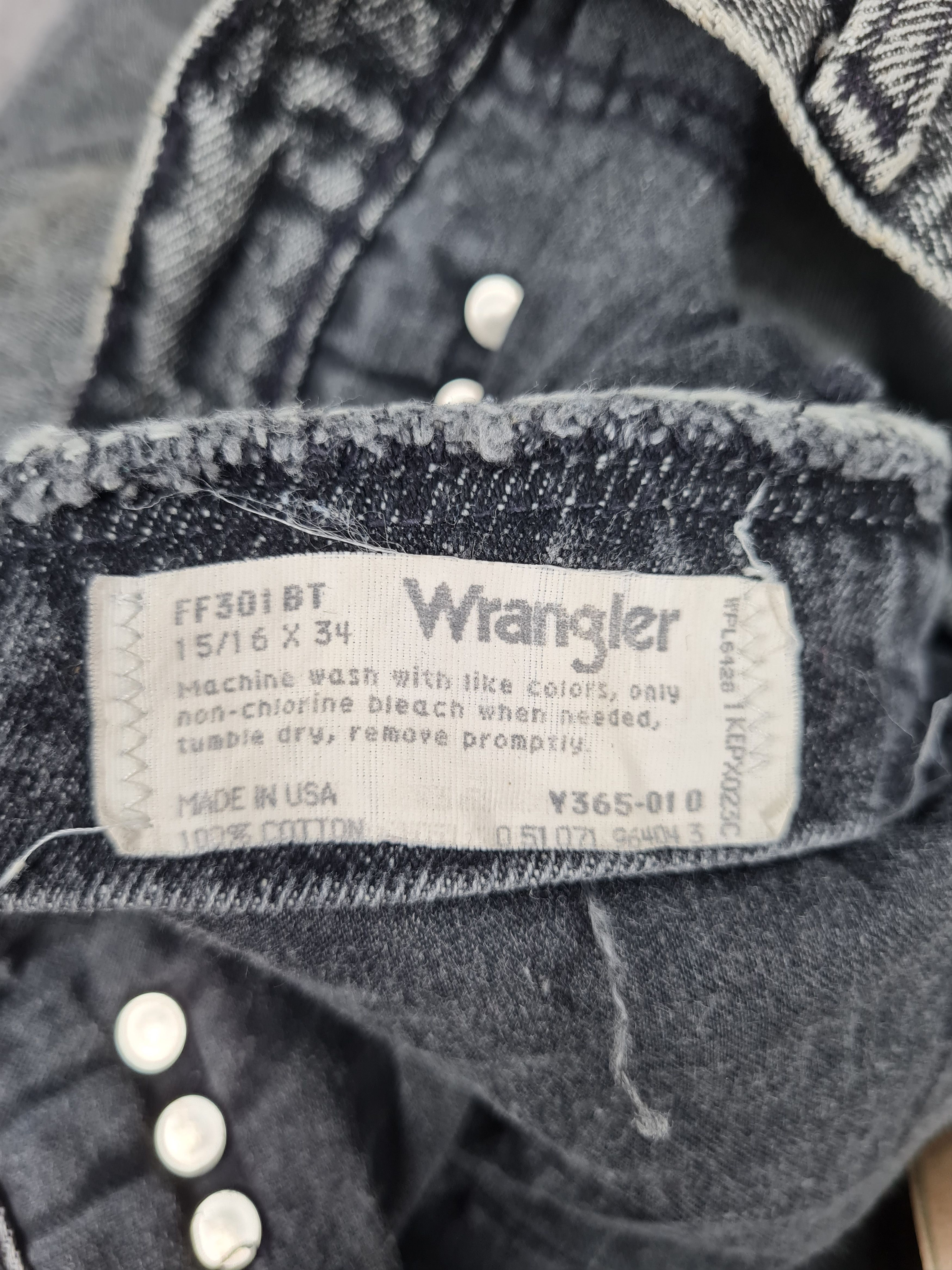 Other Vtg 80's WRANGLER Acid Wash Moms Jeans 29x33 Jeans JB0125 Size 29" - 11 Thumbnail