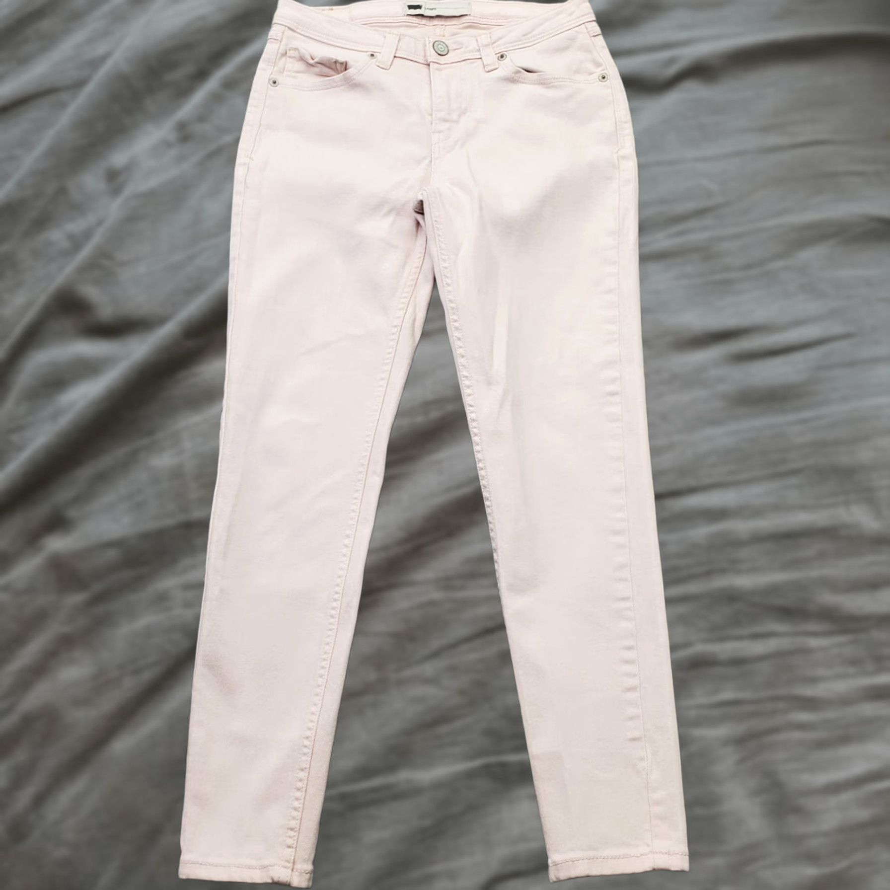 Levi's Levi's Jeans Womens Size 26 Pink Flat Front White Tab Skinny 5-Pocket Design Jeans Size 26" / US 2 / IT 38 - 1 Thumbnail