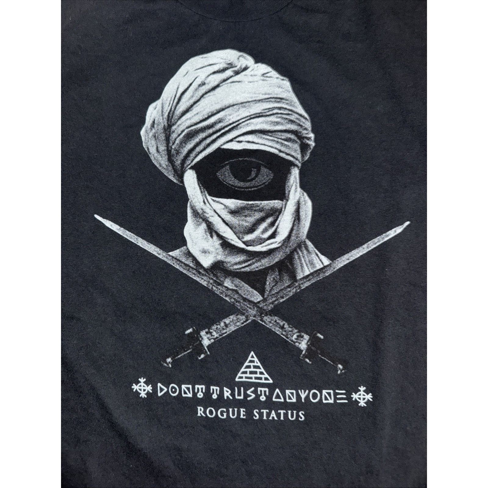 Rogue Status Rogue Status Graphic T-Shirt Men’s Large Black Streetwear Size US L / EU 52-54 / 3 - 2 Thumbnail