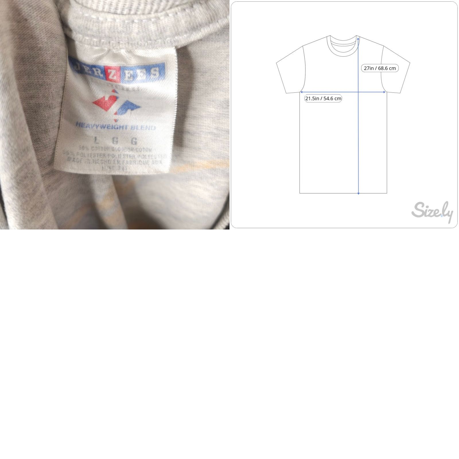 Jerzees VINTAGE Savannah College Bees Tennis T Shirt Mens Size Large Gray 90s Art & Design Size US L / EU 52-54 / 3 - 8 Thumbnail