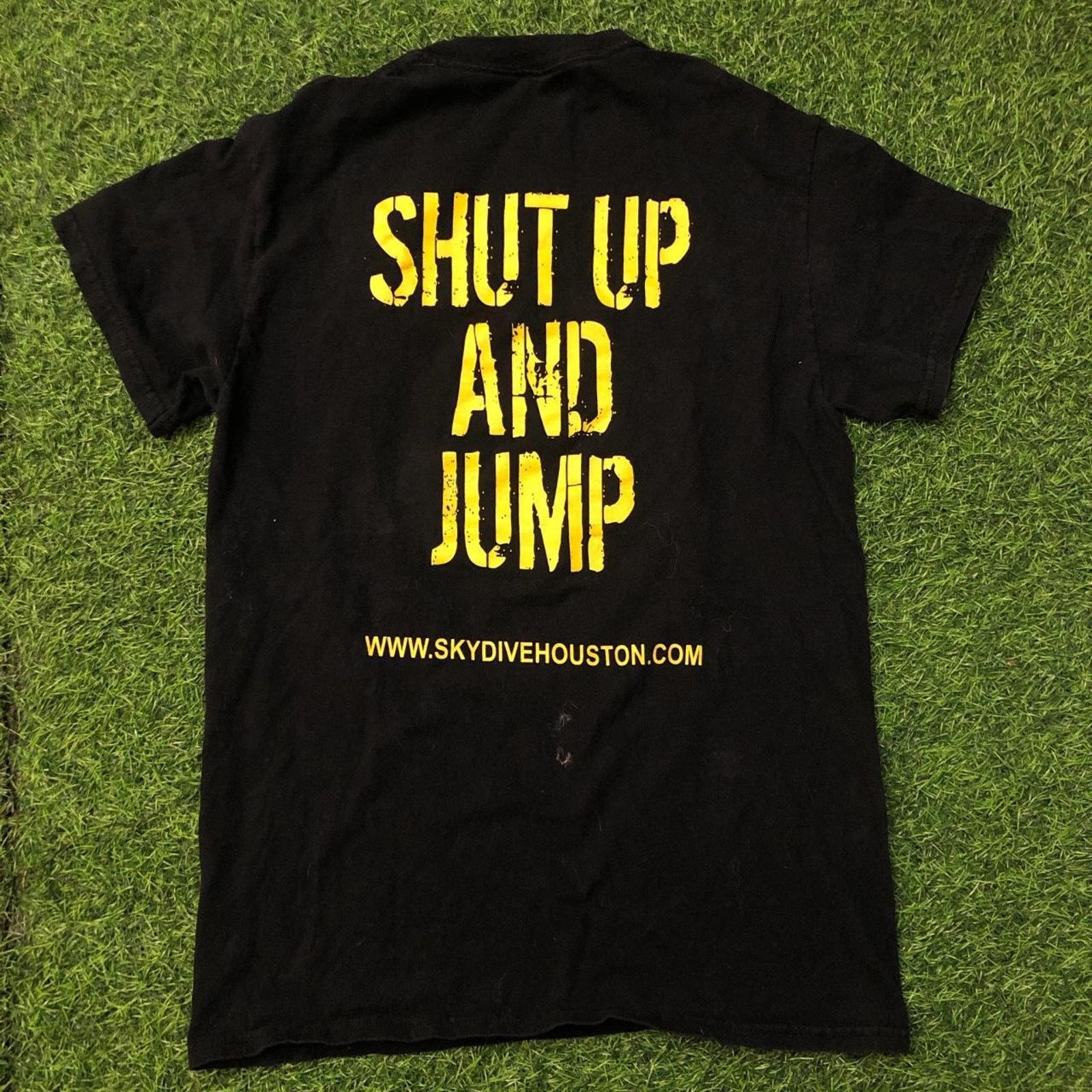 Gildan Black Skydive Houston Graphic Tee Size US S / EU 44-46 / 1 - 4 Thumbnail