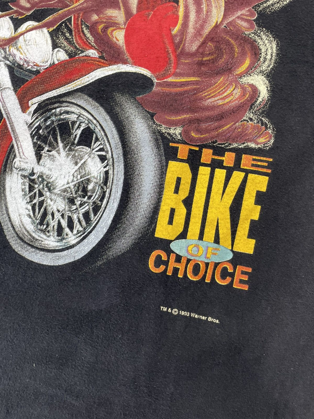 Harley Davidson × Vintage × Warner Bros Vintage Looney Tunes X Harley Davidson bartles tee Size US L / EU 52-54 / 3 - 3 Thumbnail
