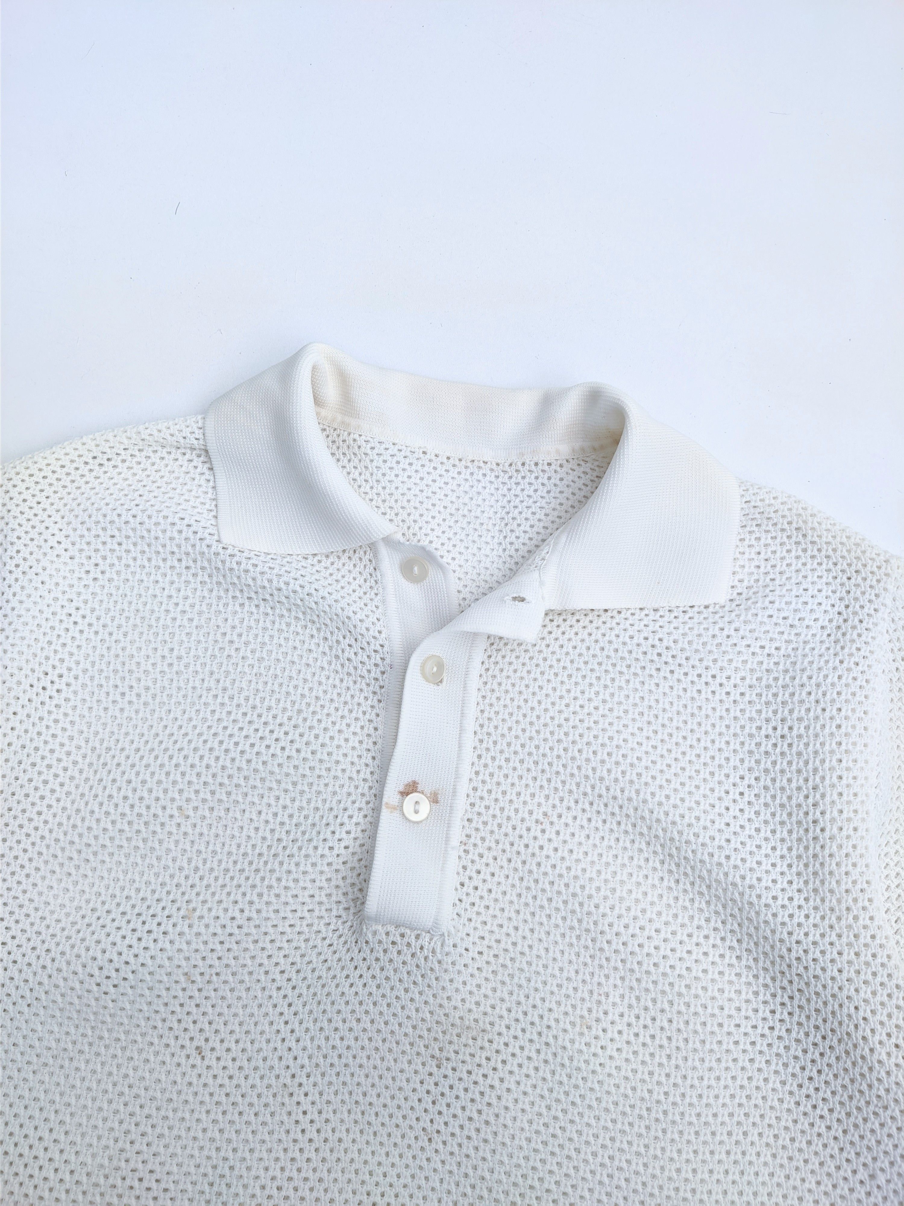 Vintage Vintage mesh polo y2k tshirt 90s Size US M / EU 48-50 / 2 - 5 Thumbnail