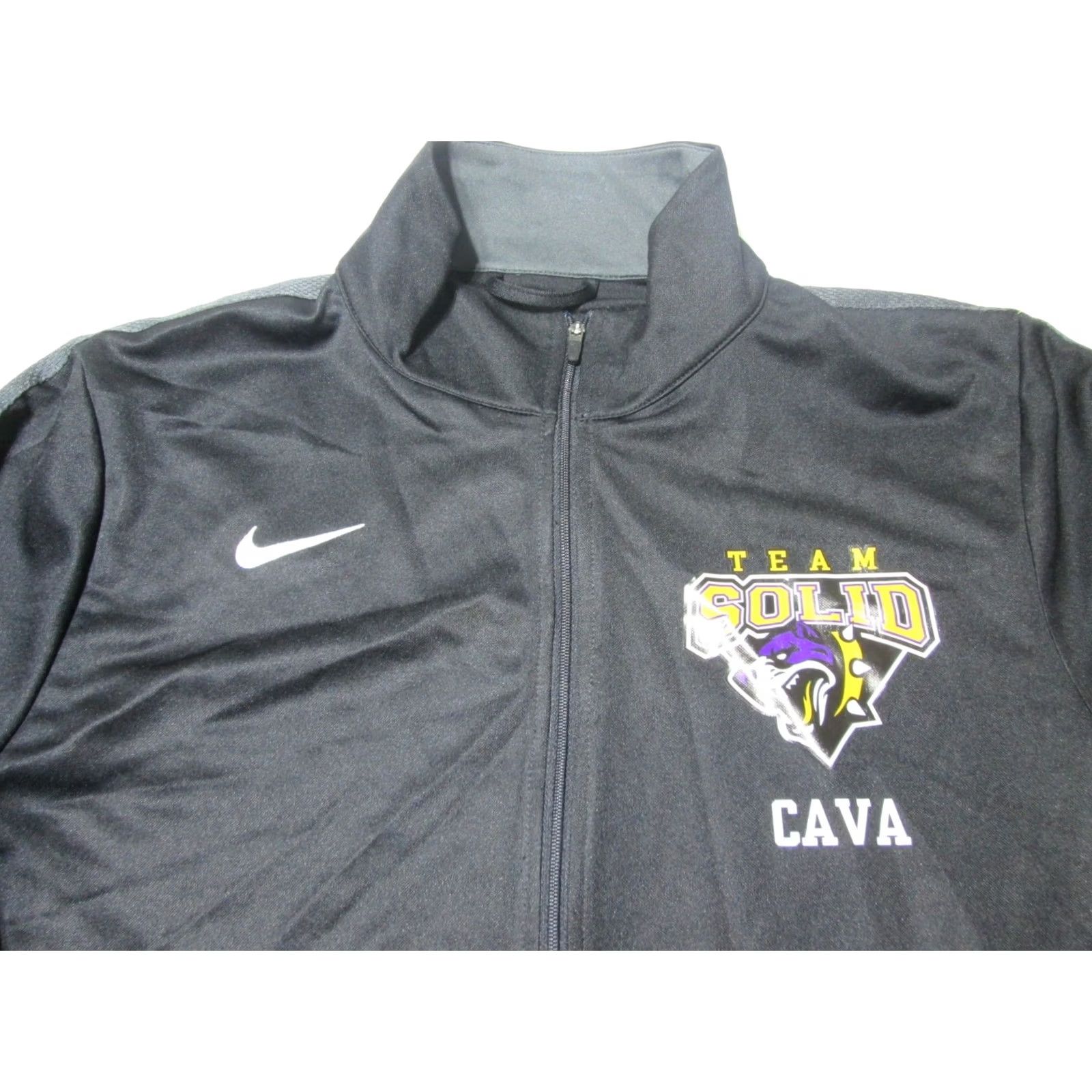 Nike Nike Mens Size S Track Jacket Black Team Solid Cava Active Outerwear Size US S / EU 44-46 / 1 - 3 Thumbnail