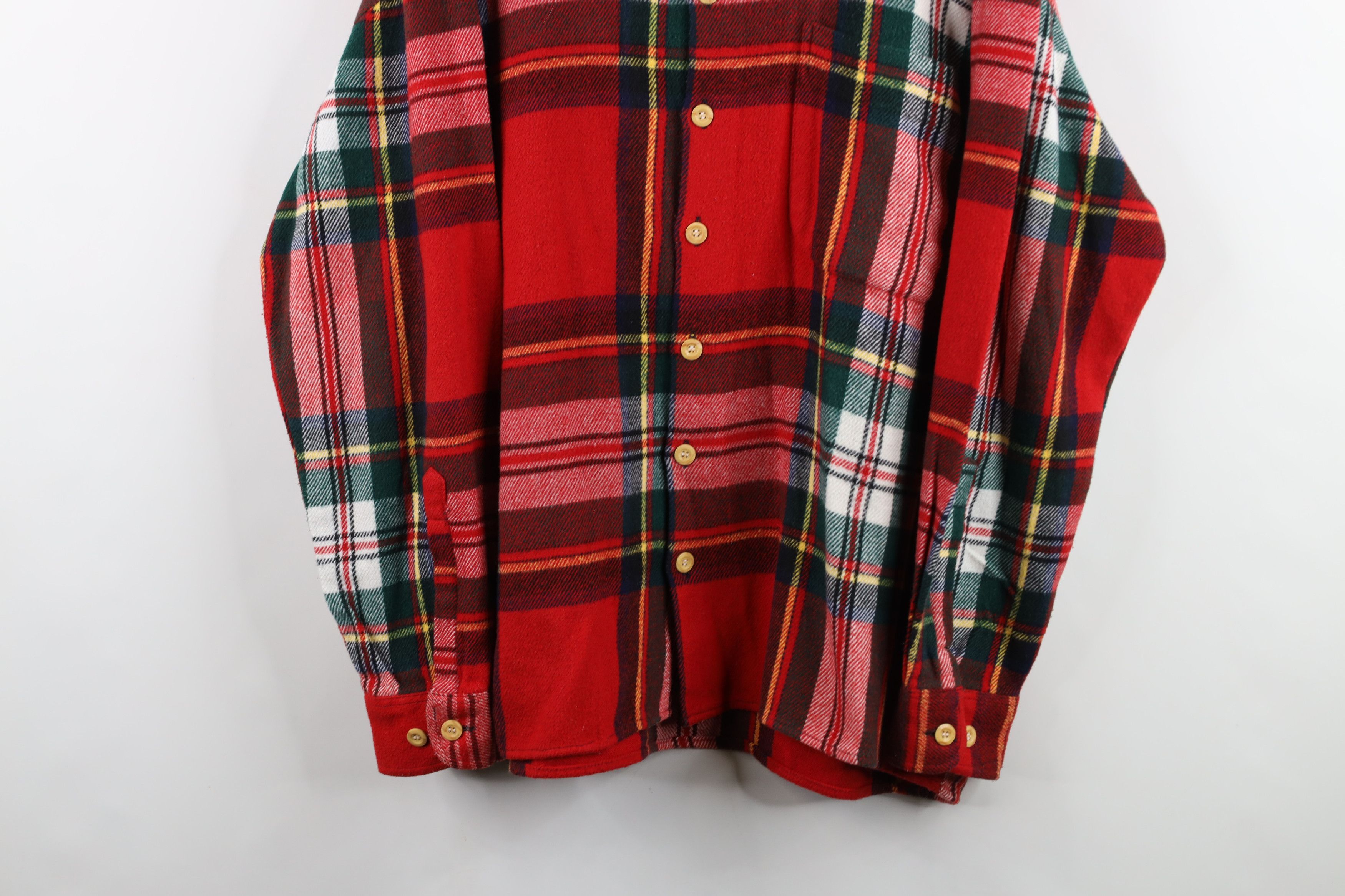 Vintage Vintage 90s Streetwear Heavyweight Collared Button Shirt Size US XL / EU 56 / 4 - 3 Thumbnail