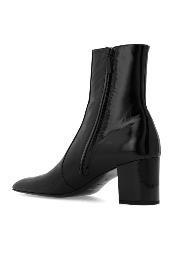 Saint Laurent Paris o1s1wg110325 756091 XIV Boots in Patent Leather in Black Size US 10 / EU 43 - 3 Thumbnail