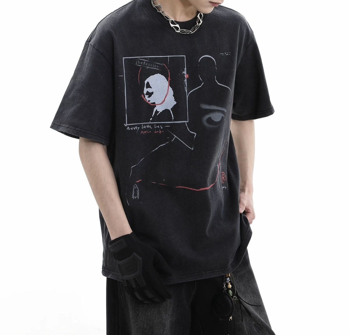 Japanese Brand × Vintage Retro punk tshirt Size US L / EU 52-54 / 3 - 1 Thumbnail